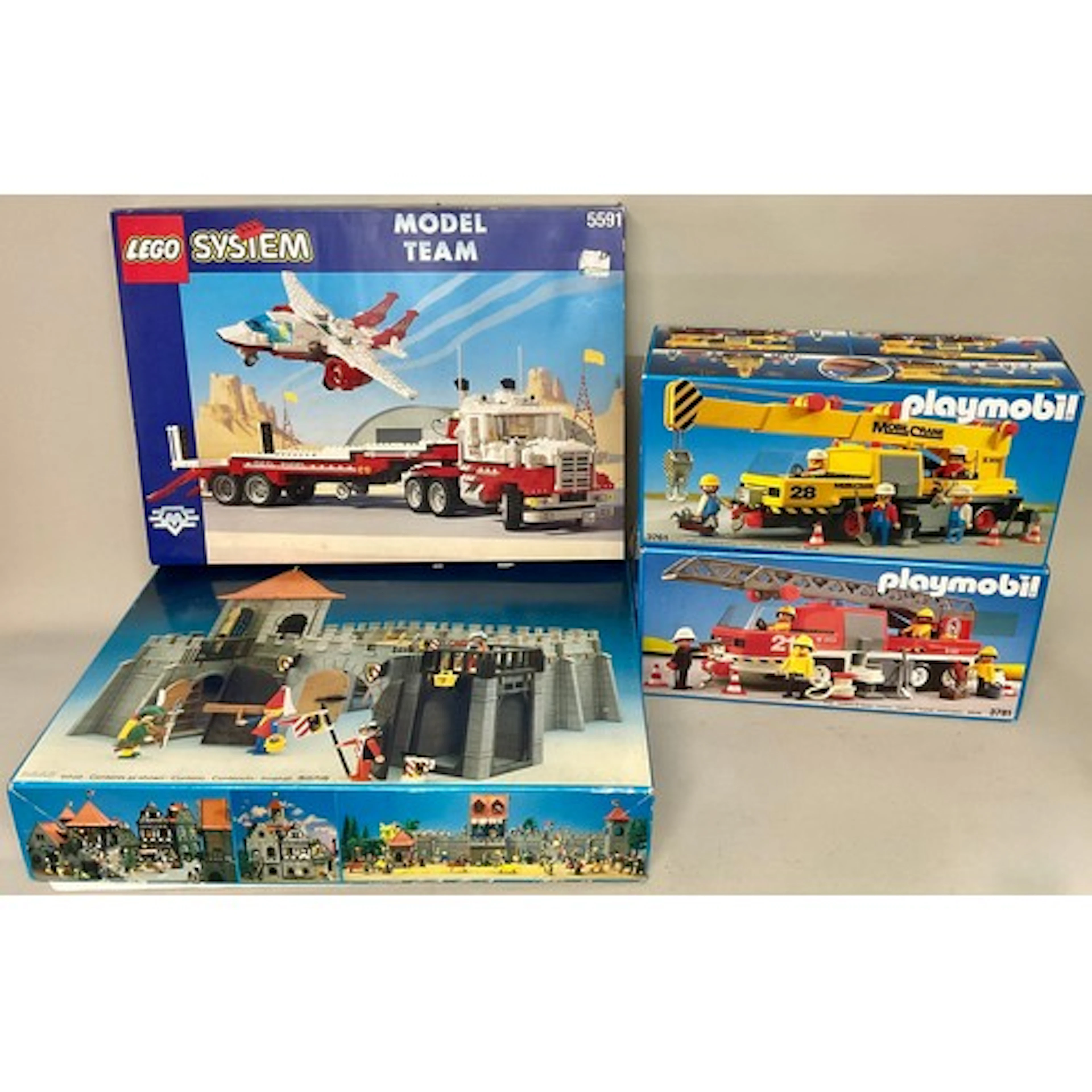 Toys - Lego, System, 5591, Model Team, boxed; Playmobil, Sys...