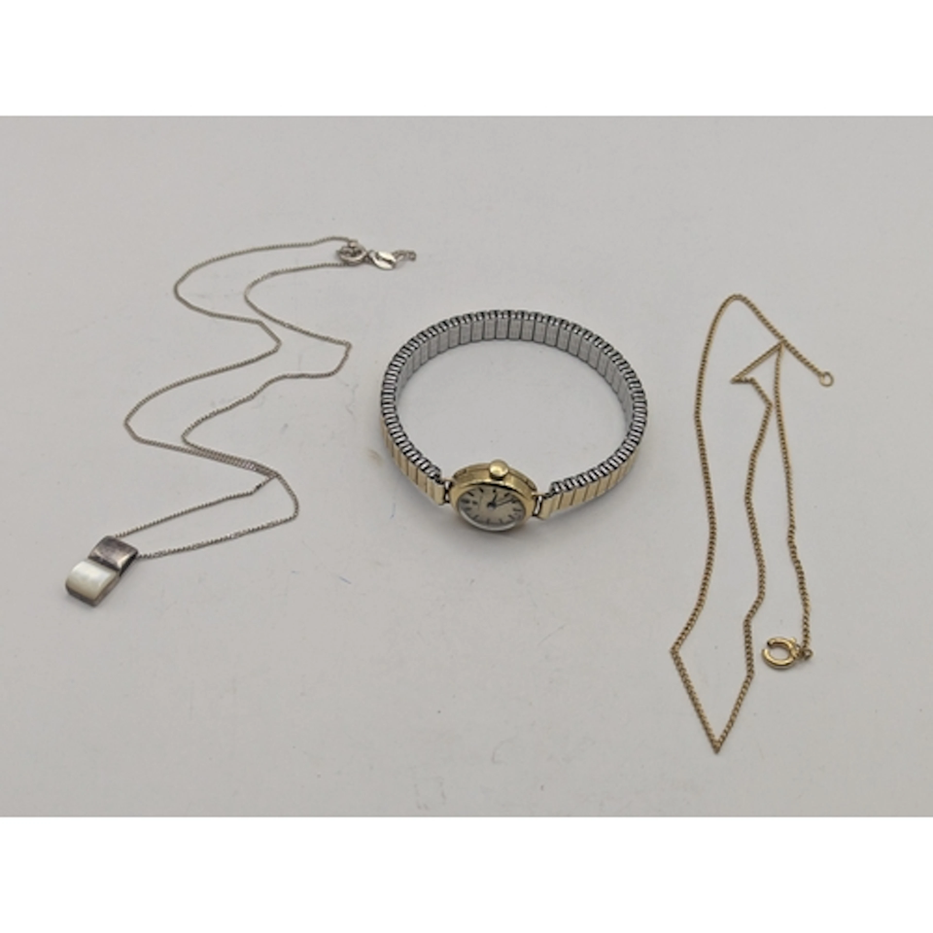 A 14ct yellow gold cased ladies Junghans wrist watch on a go...