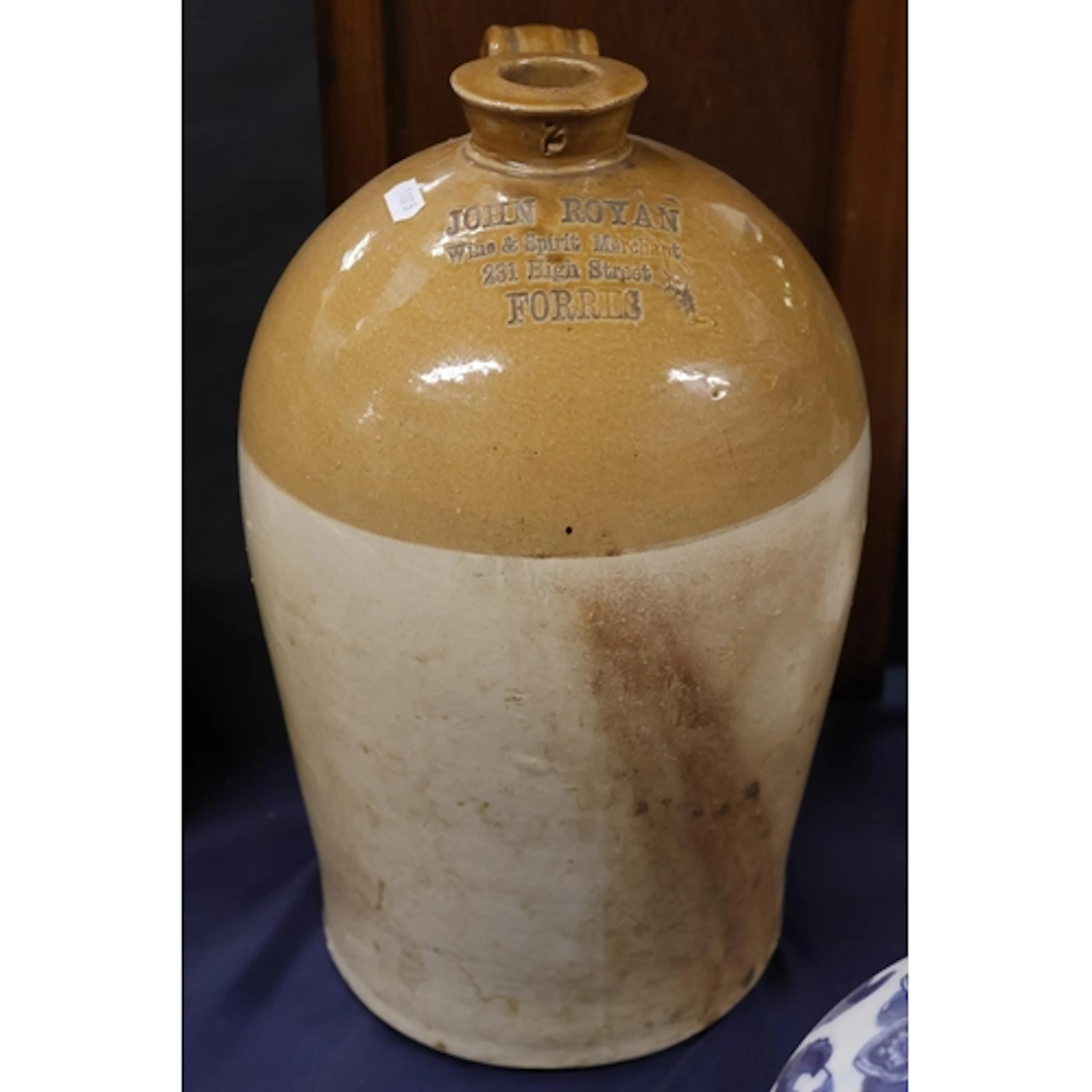 Stone glazed flagon by John Royan, Wines & Spirits Merch...