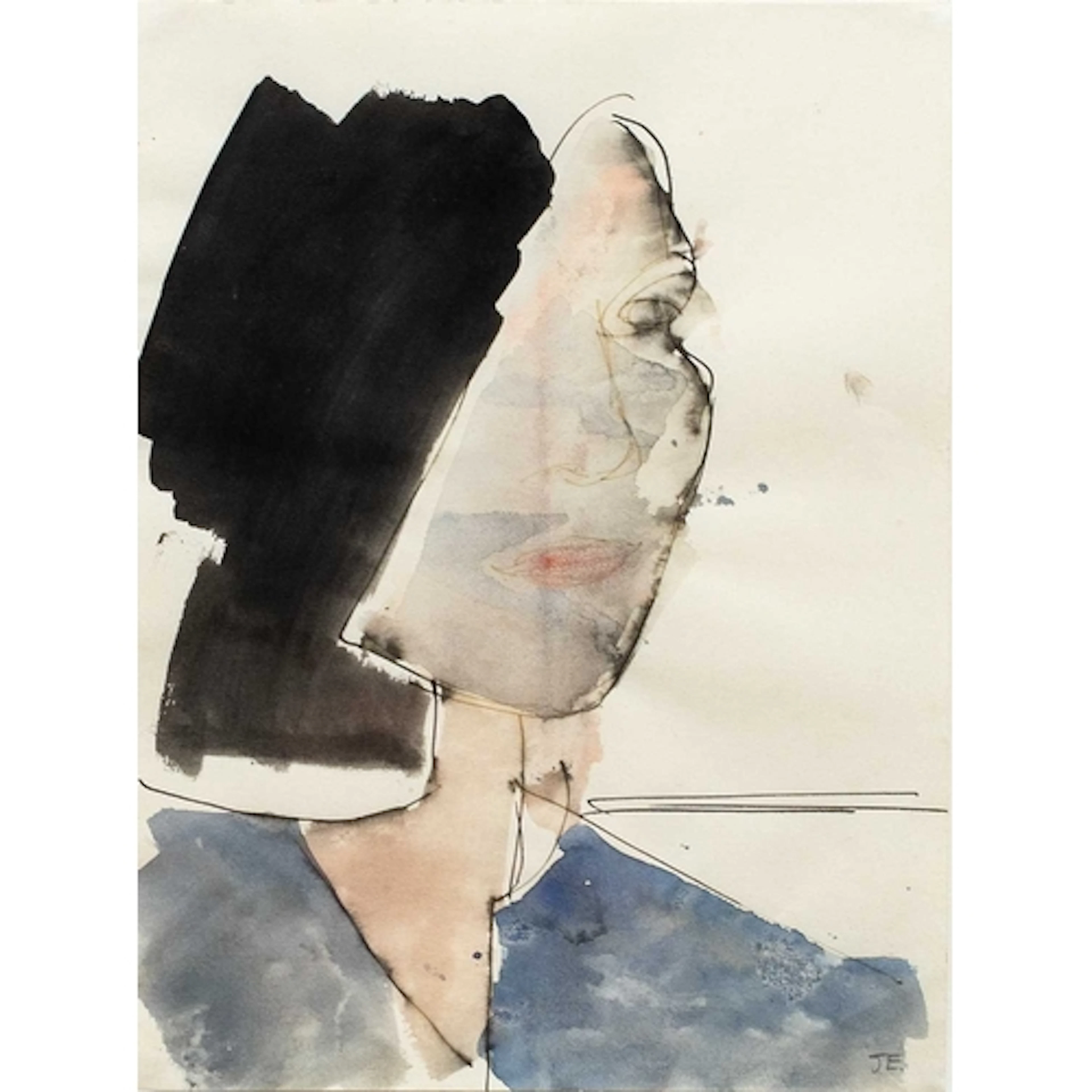§ John EMANUEL (1930-2024) The Singer, St Erth Ink and gouac...