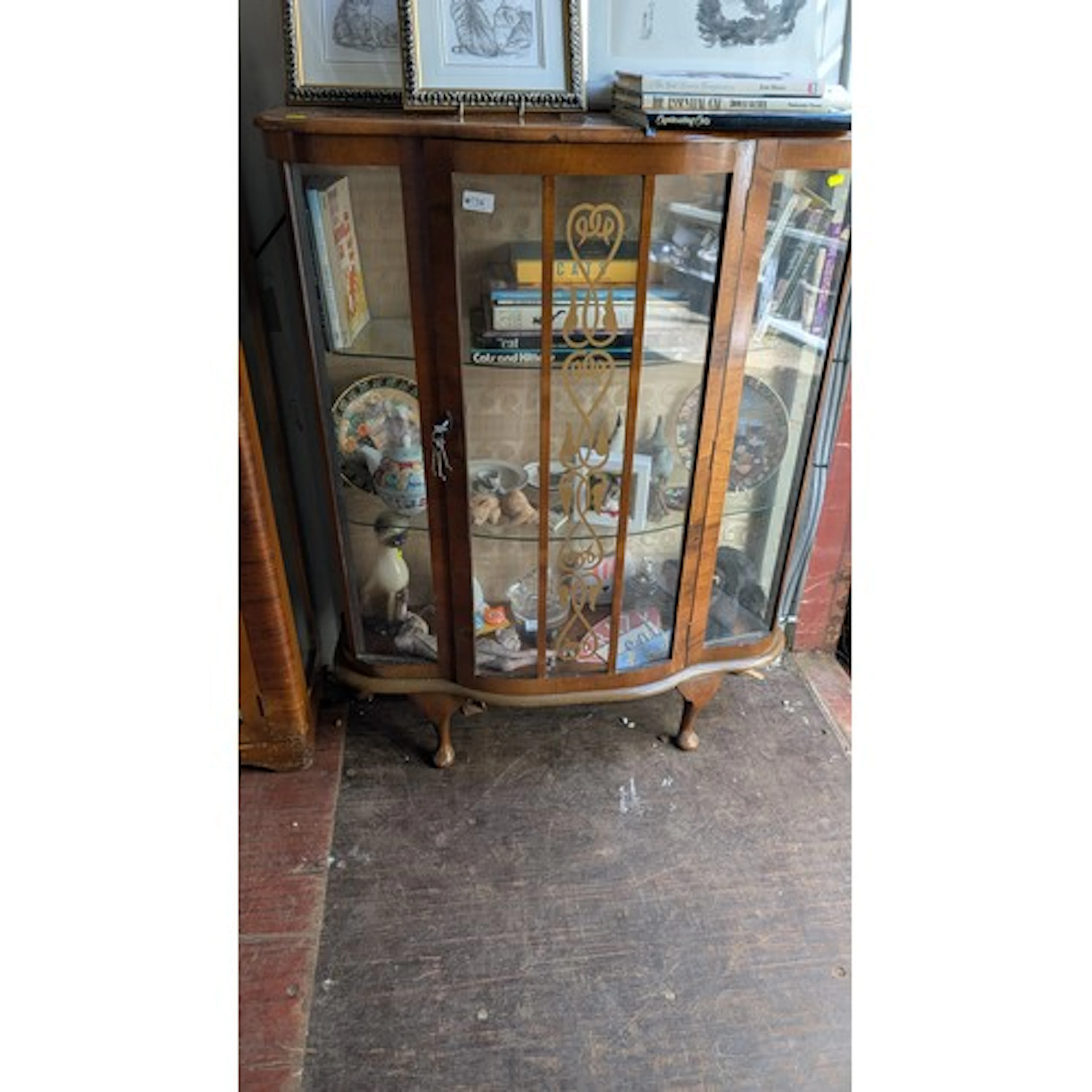 Large collection of cat-related items inc. prints, books, te...