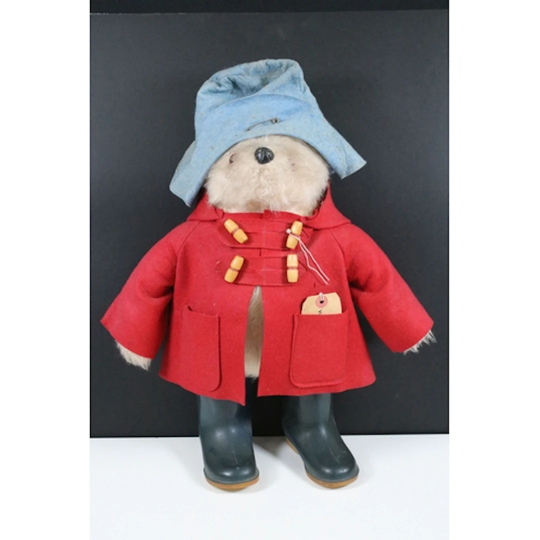 Gabrielle Designs Paddington Bear with red duffle coat, blue...
