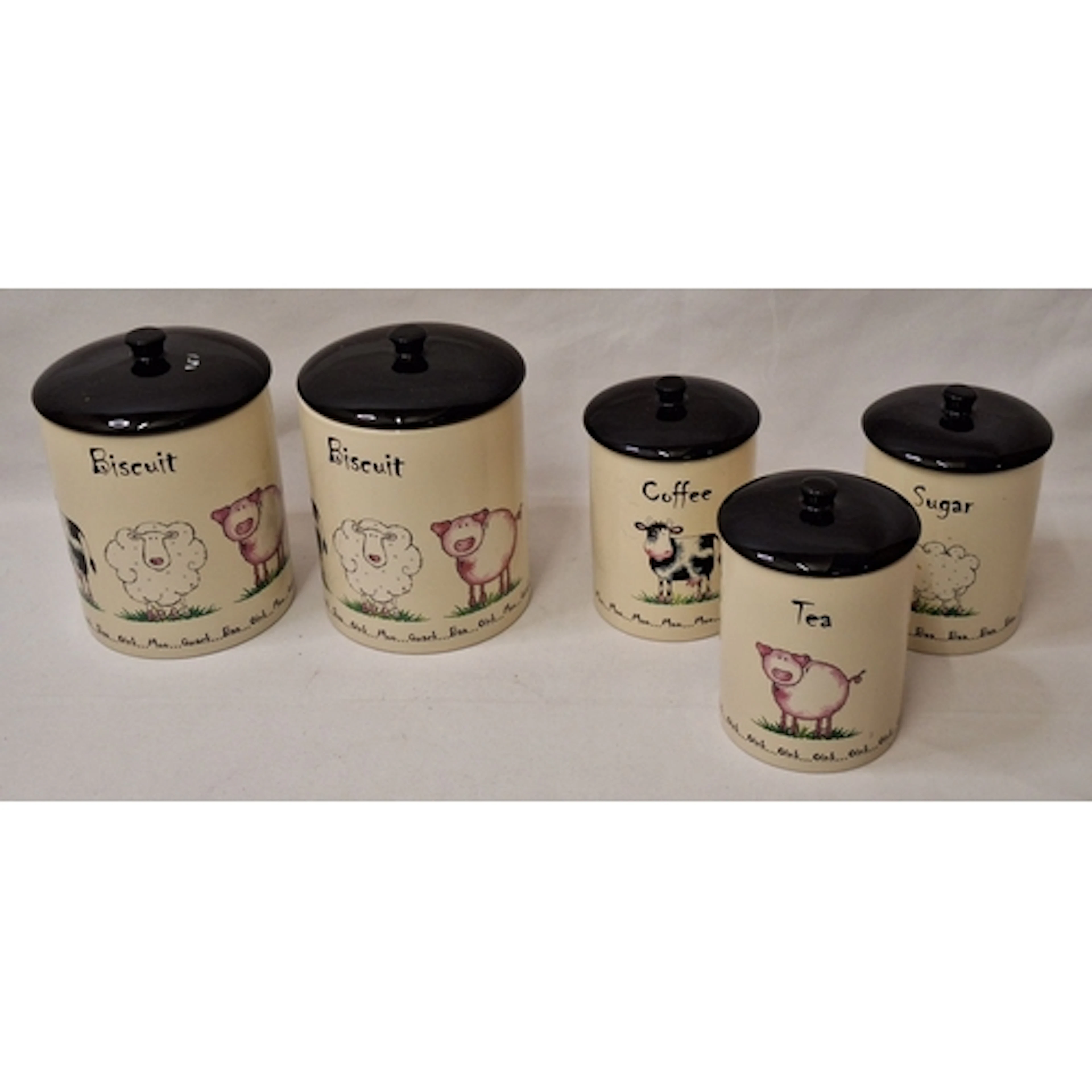 Set of Homefarm Price Kensington Kitchen Storage Jars incl. ...
