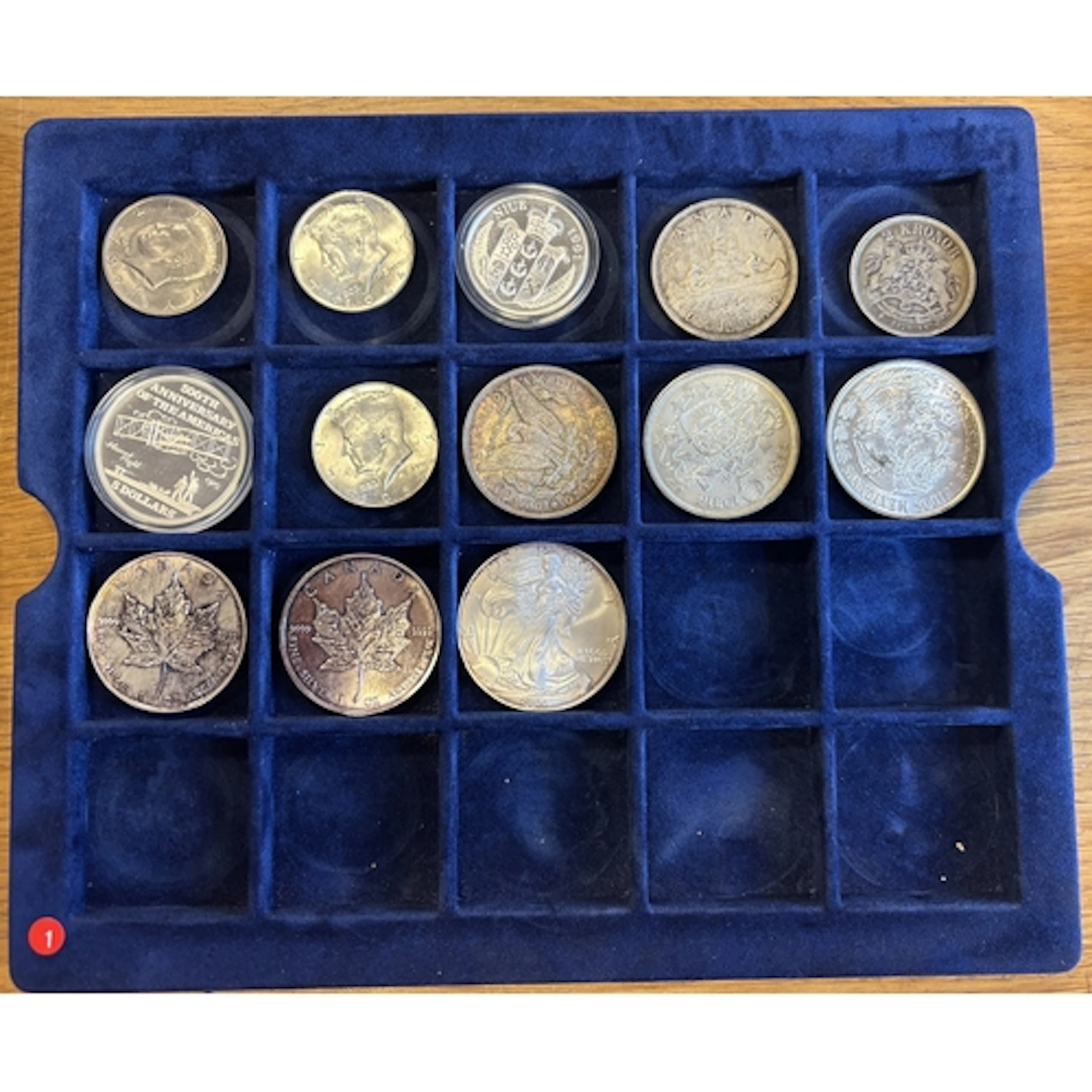 Collection of mostly silver issues, generally extremely fine...