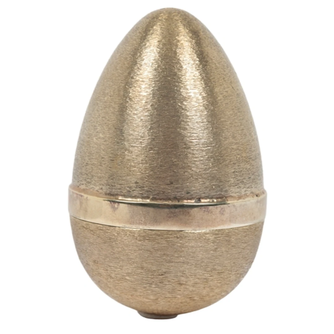 An Elizabeth II silver gilt surprise egg, by Stuart Devlin, ...