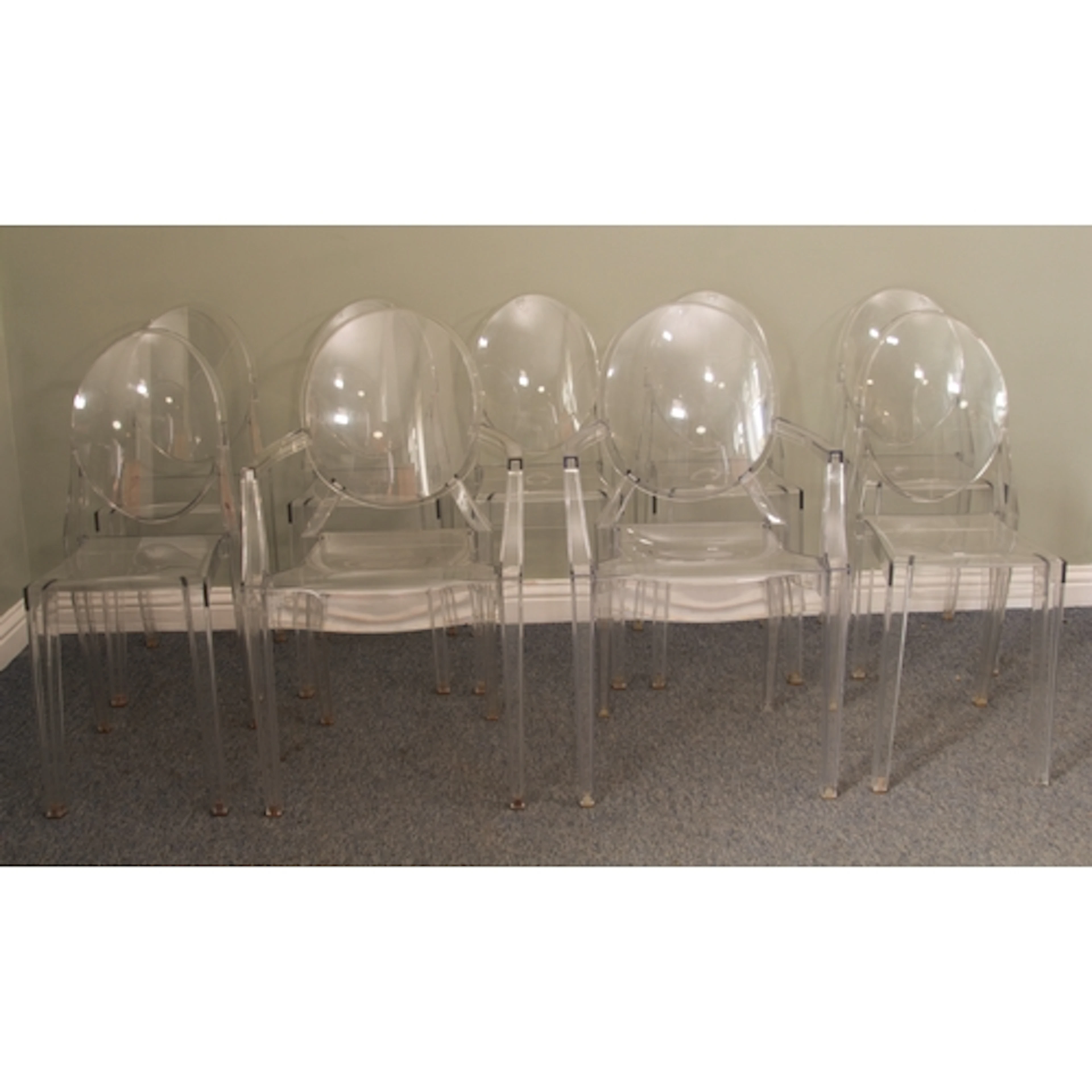 Philipe Starck (b.1949) for Kartell: a set of nine Ghost sta...