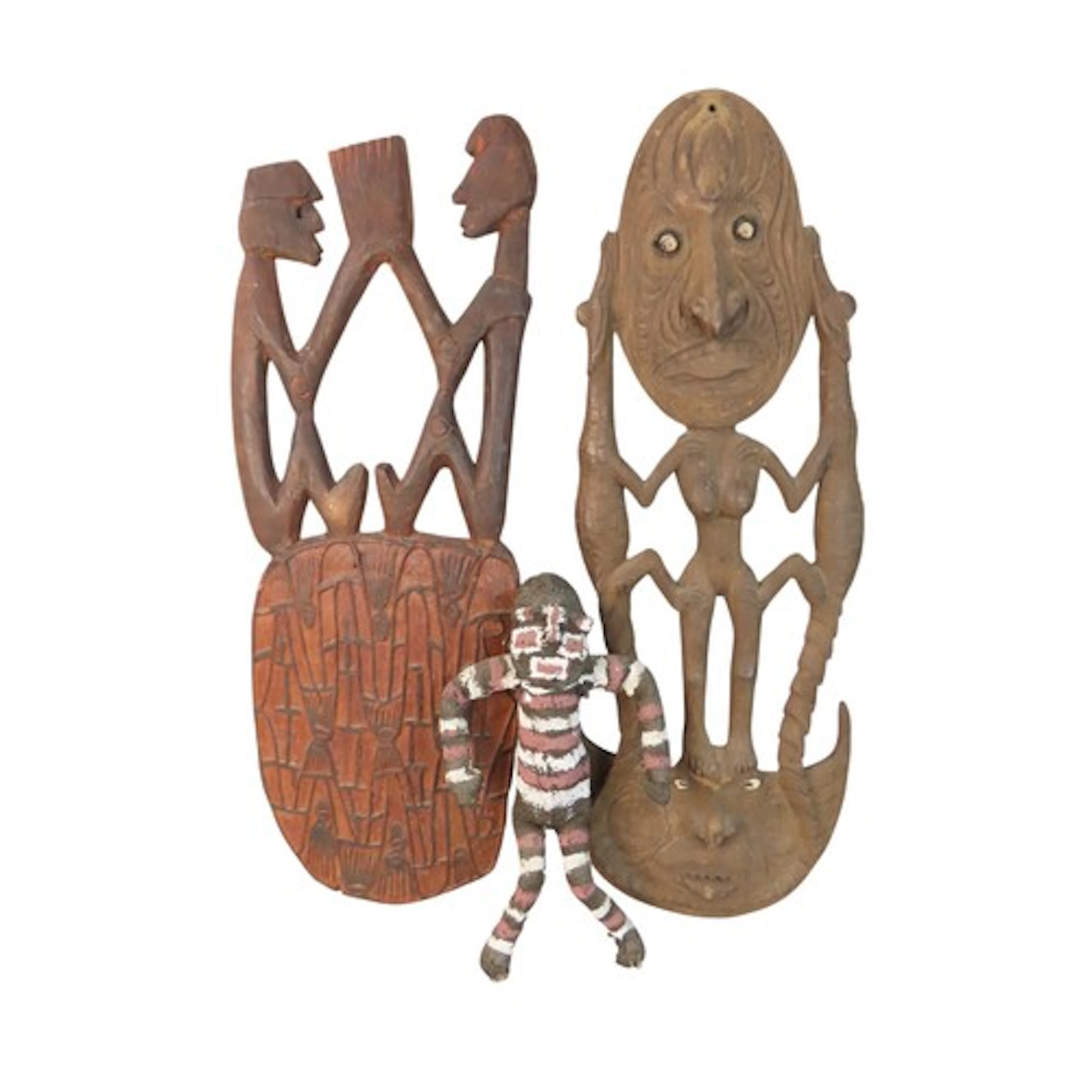 A GUUGONI PANDANUS FIBRE WATER SPIRIT FIGURE, Arnhem Land, W...