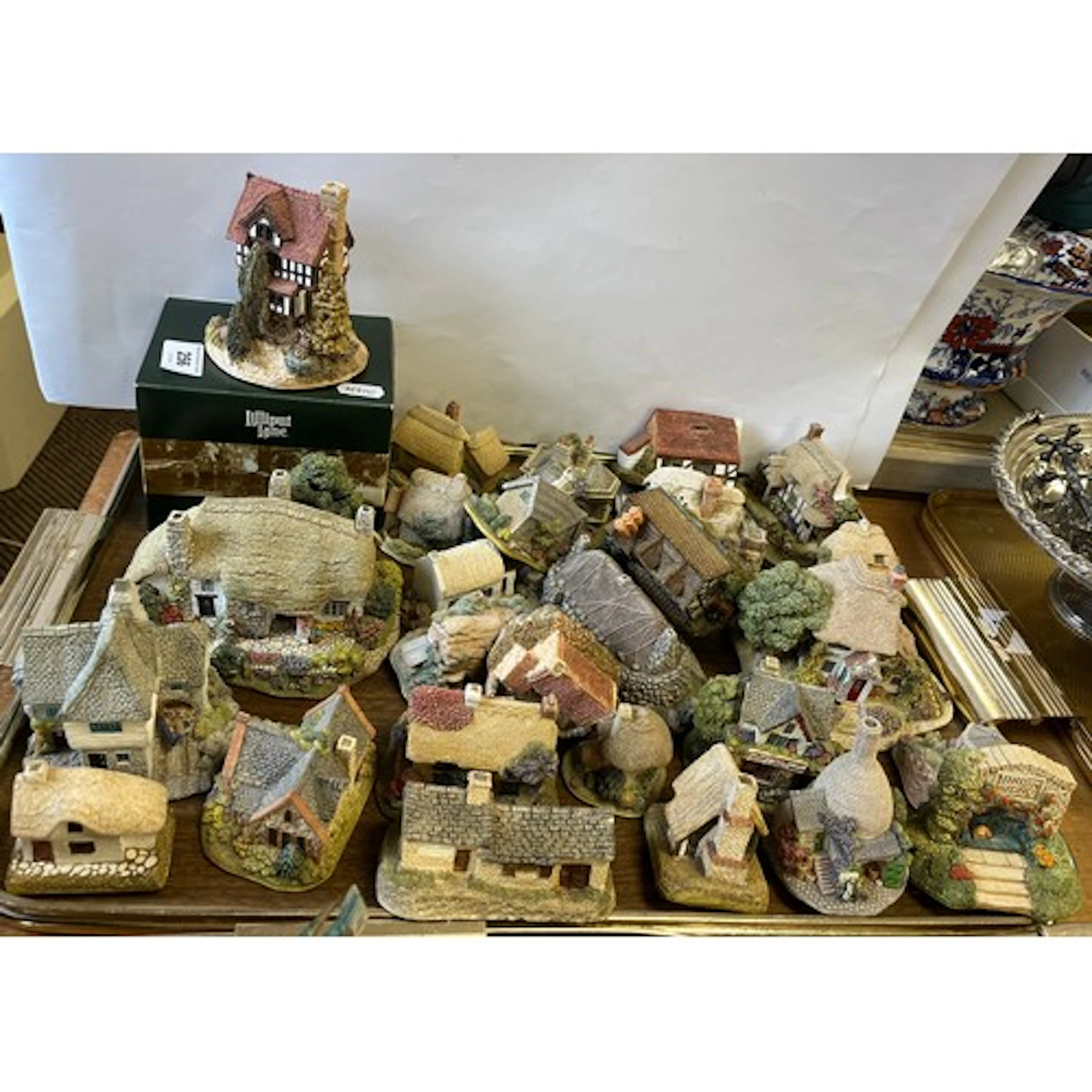 Collection of Lilliput Lane buildings.