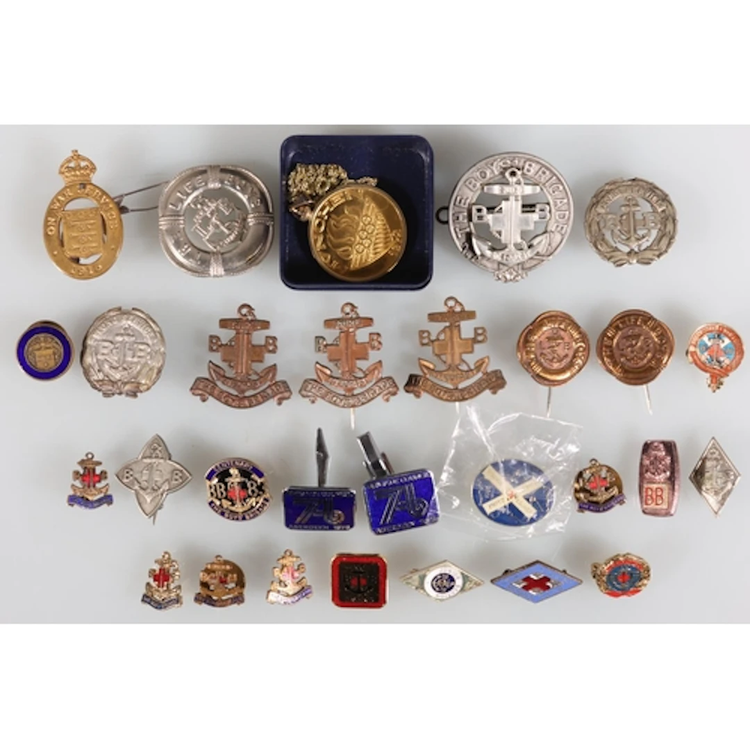 Boys Brigade badges to include The Life Boys, Long Service b...