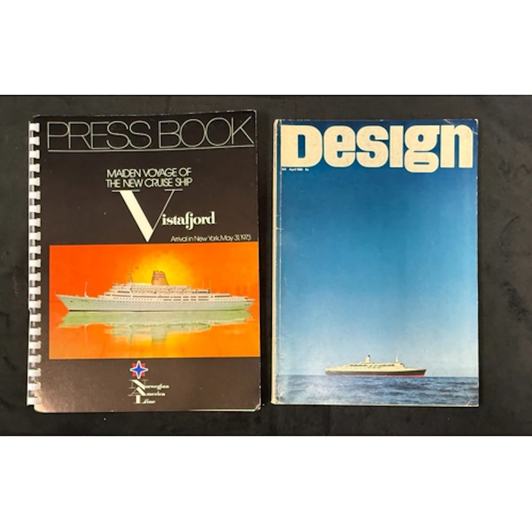 Cunard: Cunard: Rare copy of Design Magazine from April 196...