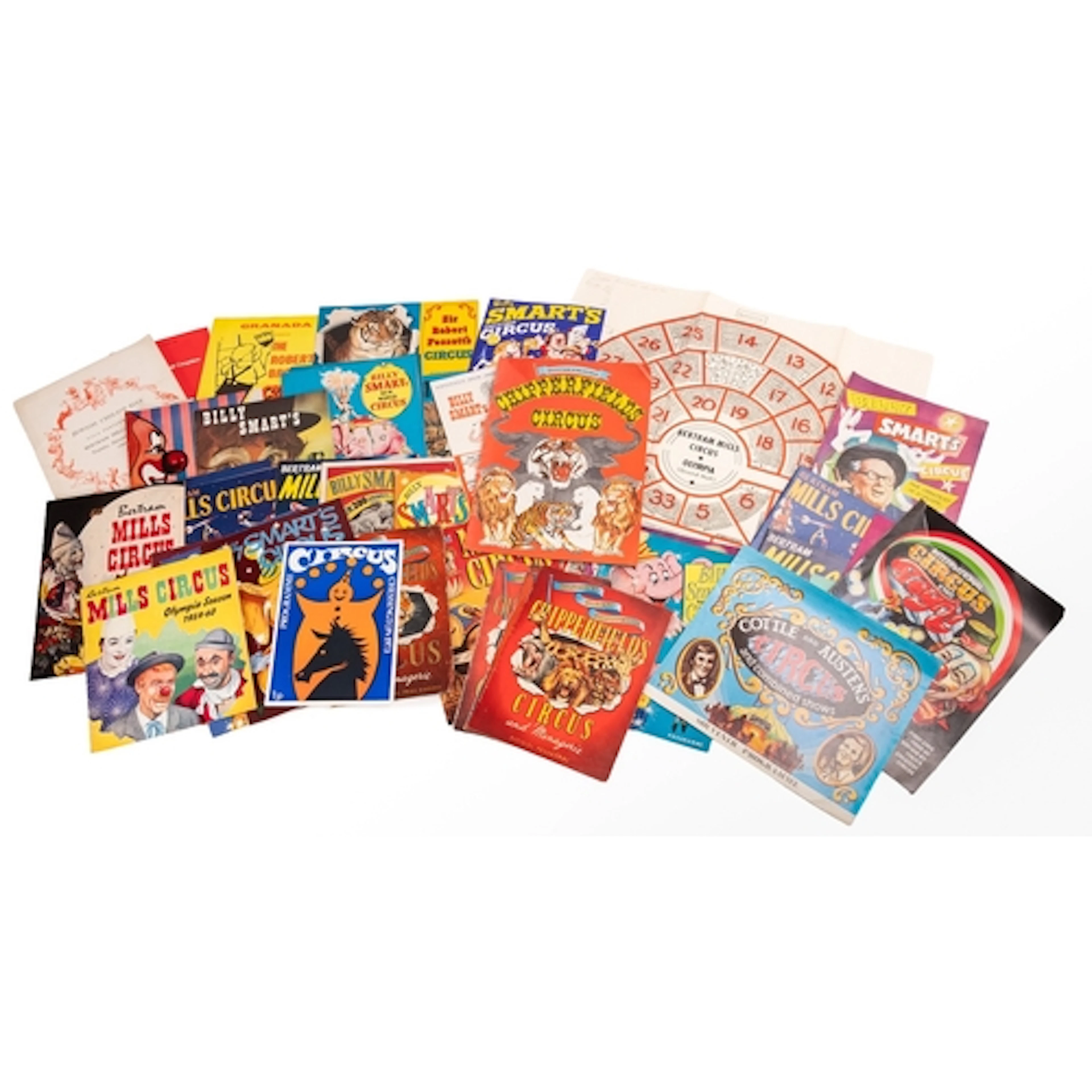 A collection of mid 20th Century and later Circus posters an...