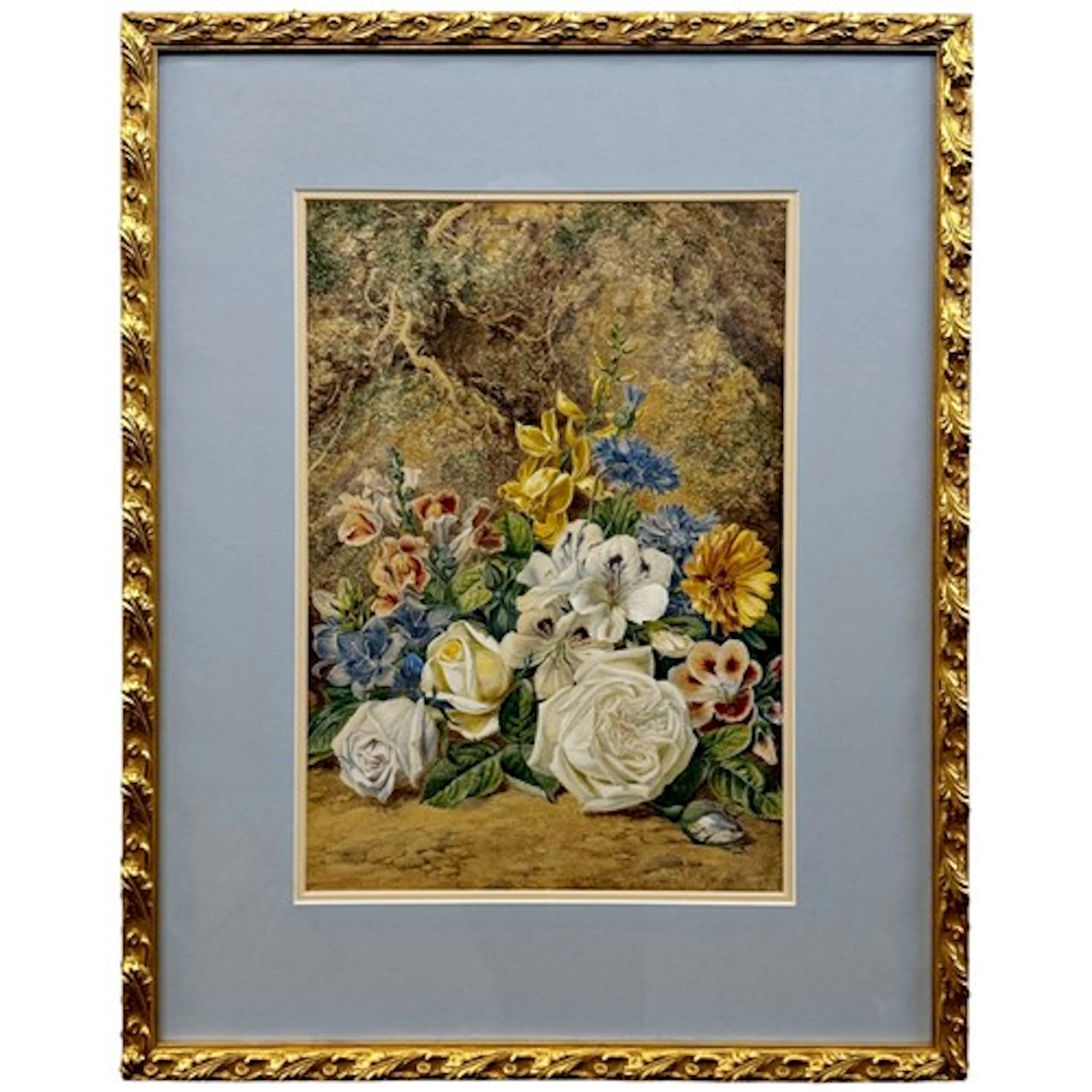 Thomas Frederick Collier (1823-1885) - A bunch of wild flowe...