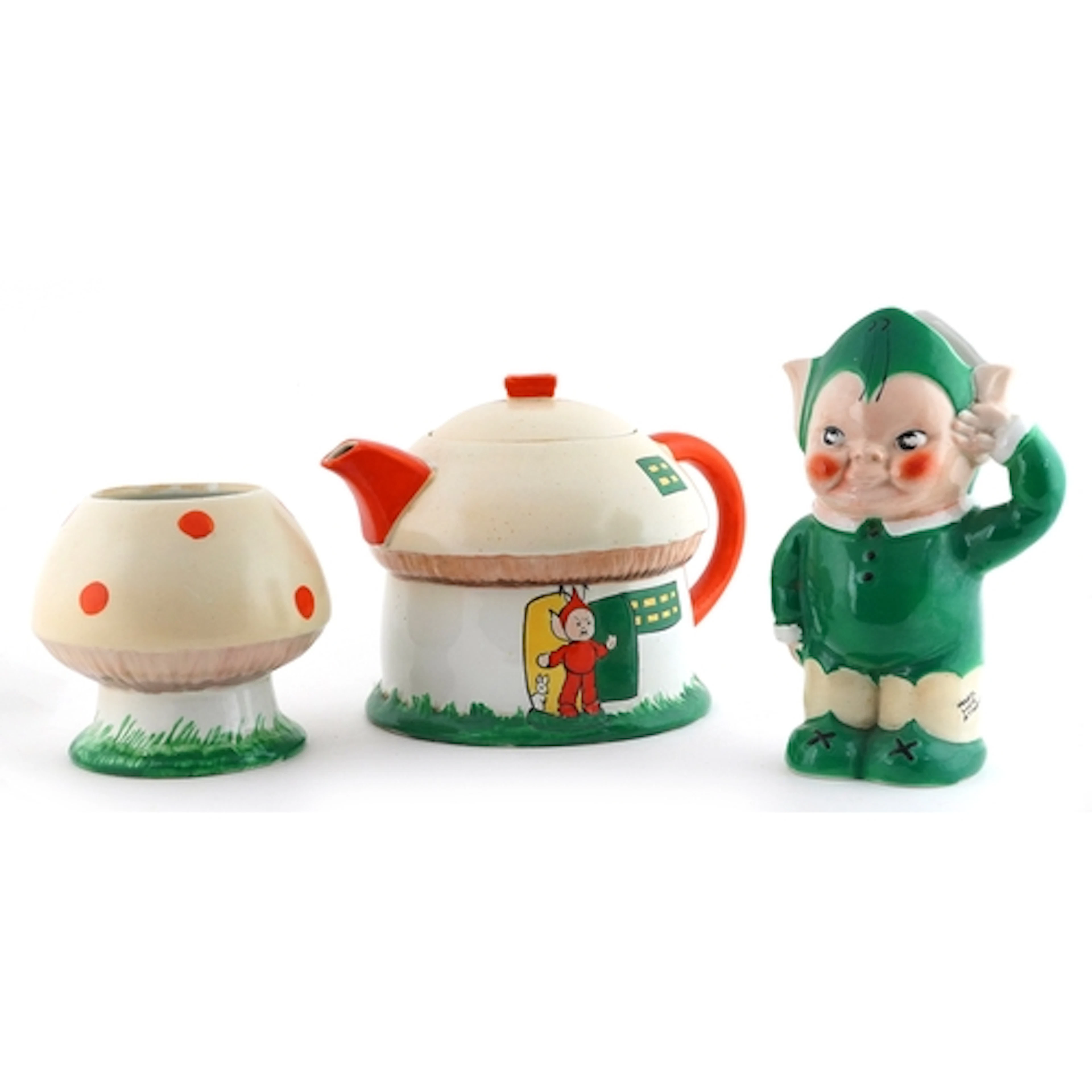 Mabel Lucie Attwell for Shelley, three piece tea service com...