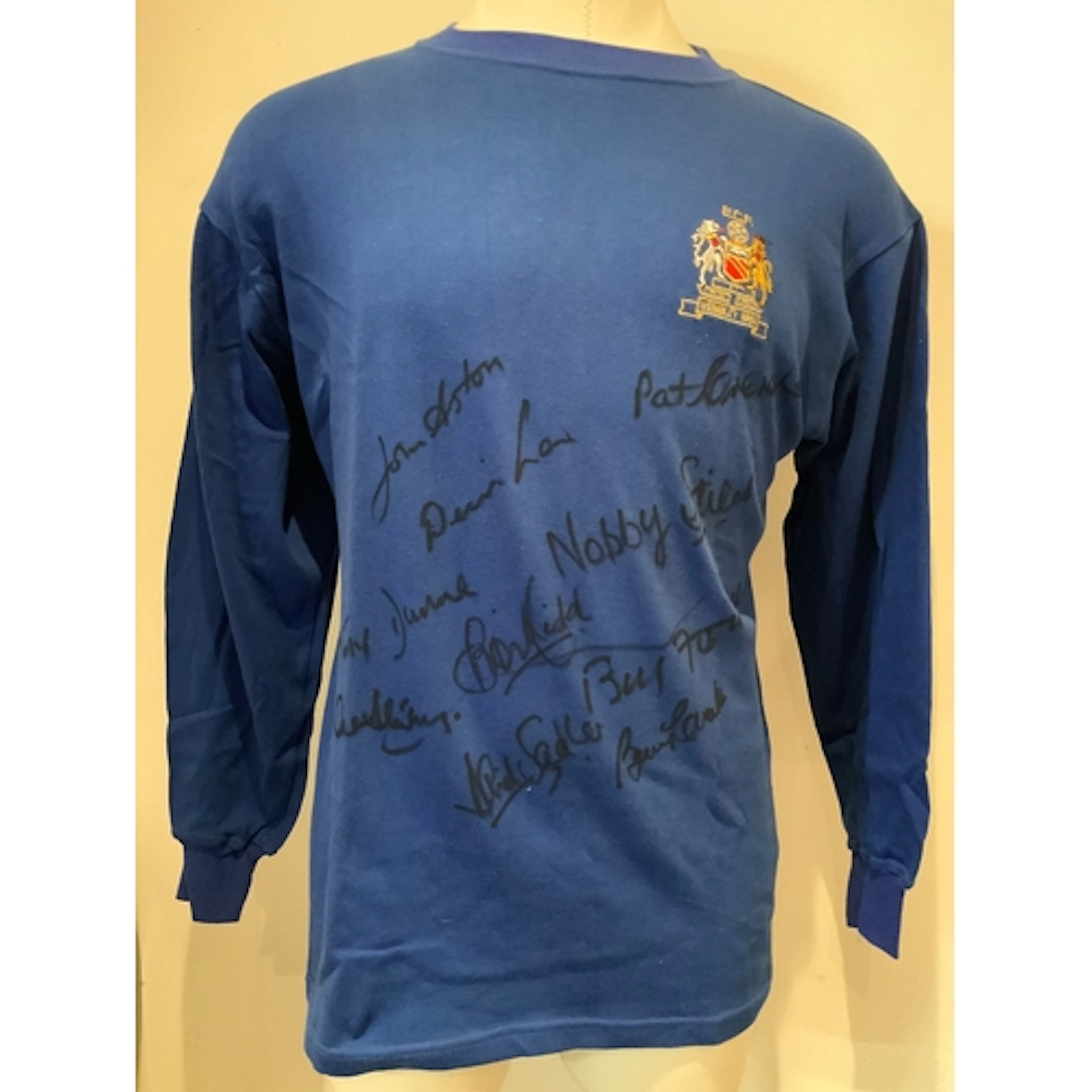 Manchester United Multi Signed 1968 European Final Football ...