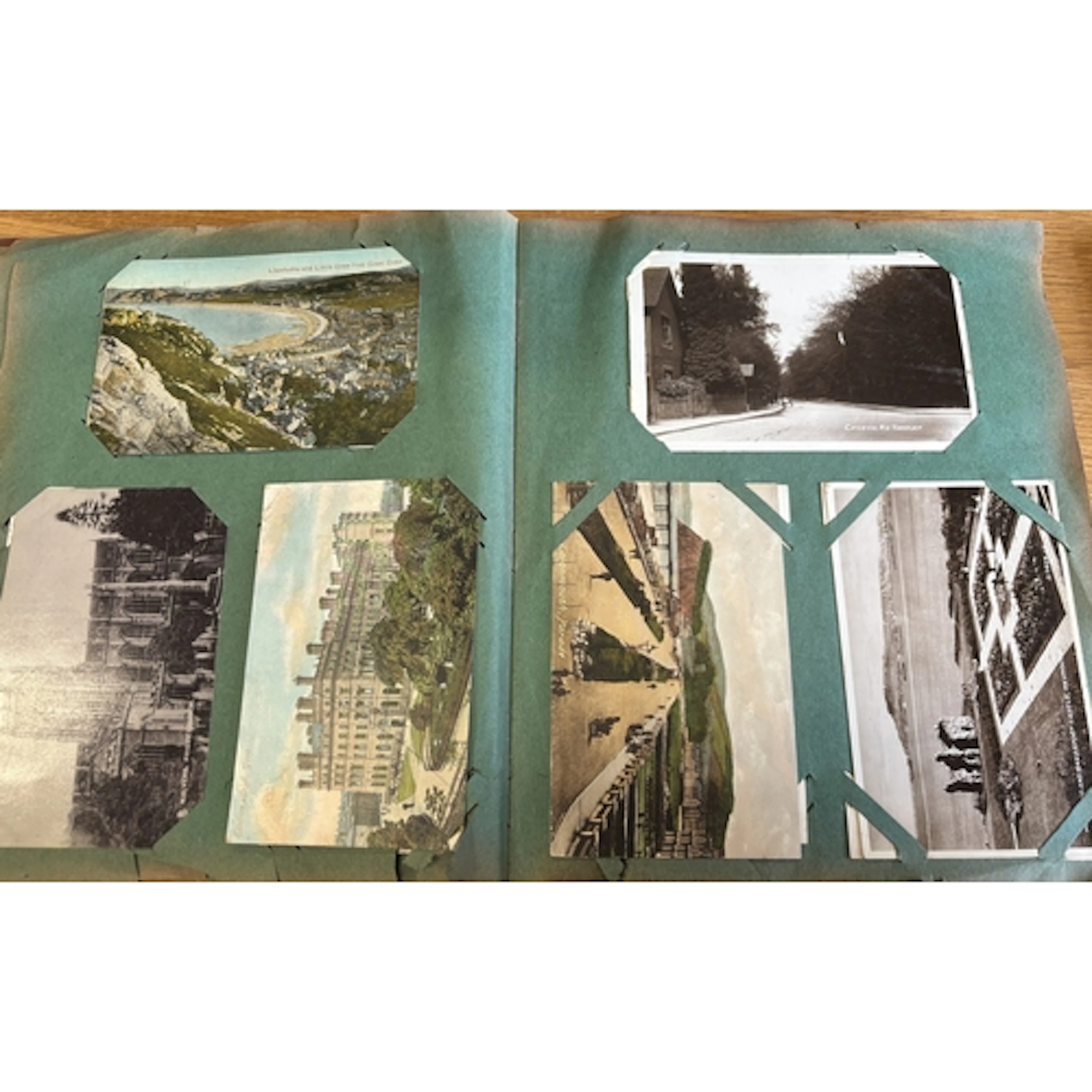 Misc. coln. in 4 albums and loose, with ptd, artist drawn an...
