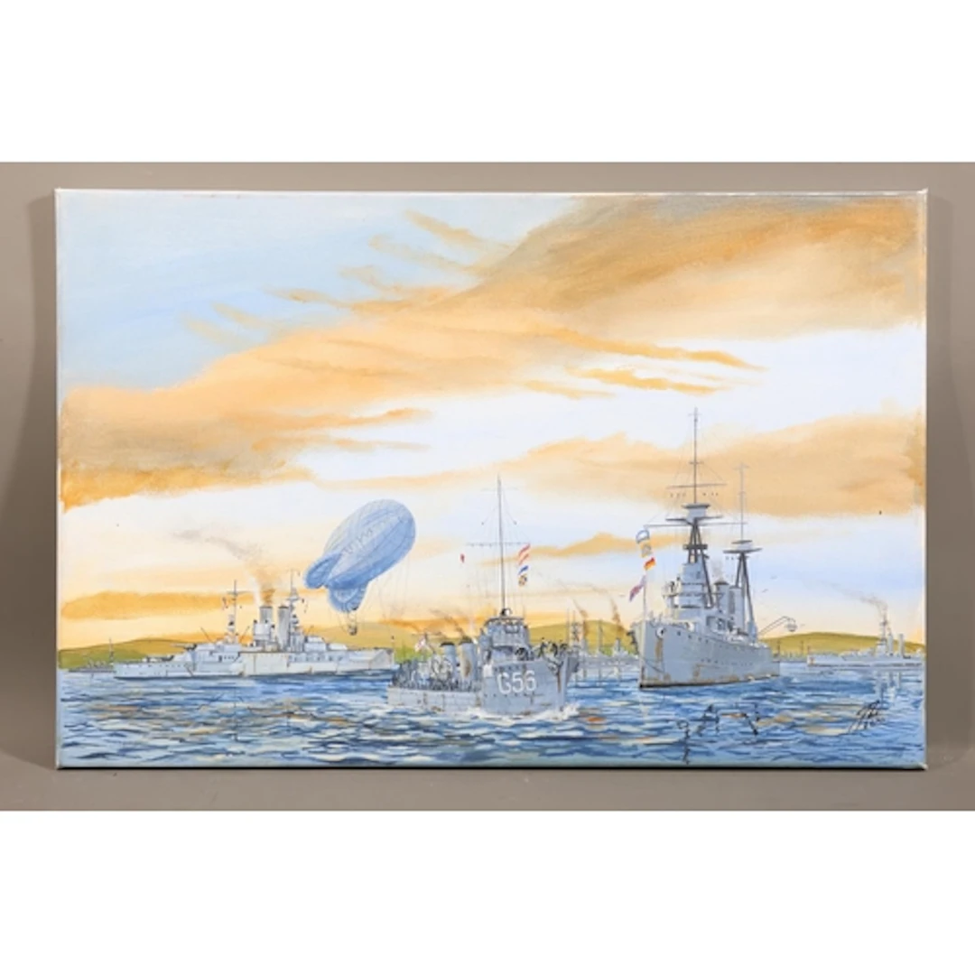 JIM RAE (Scottish Contemporary), HMS Patriot Towing Observat...