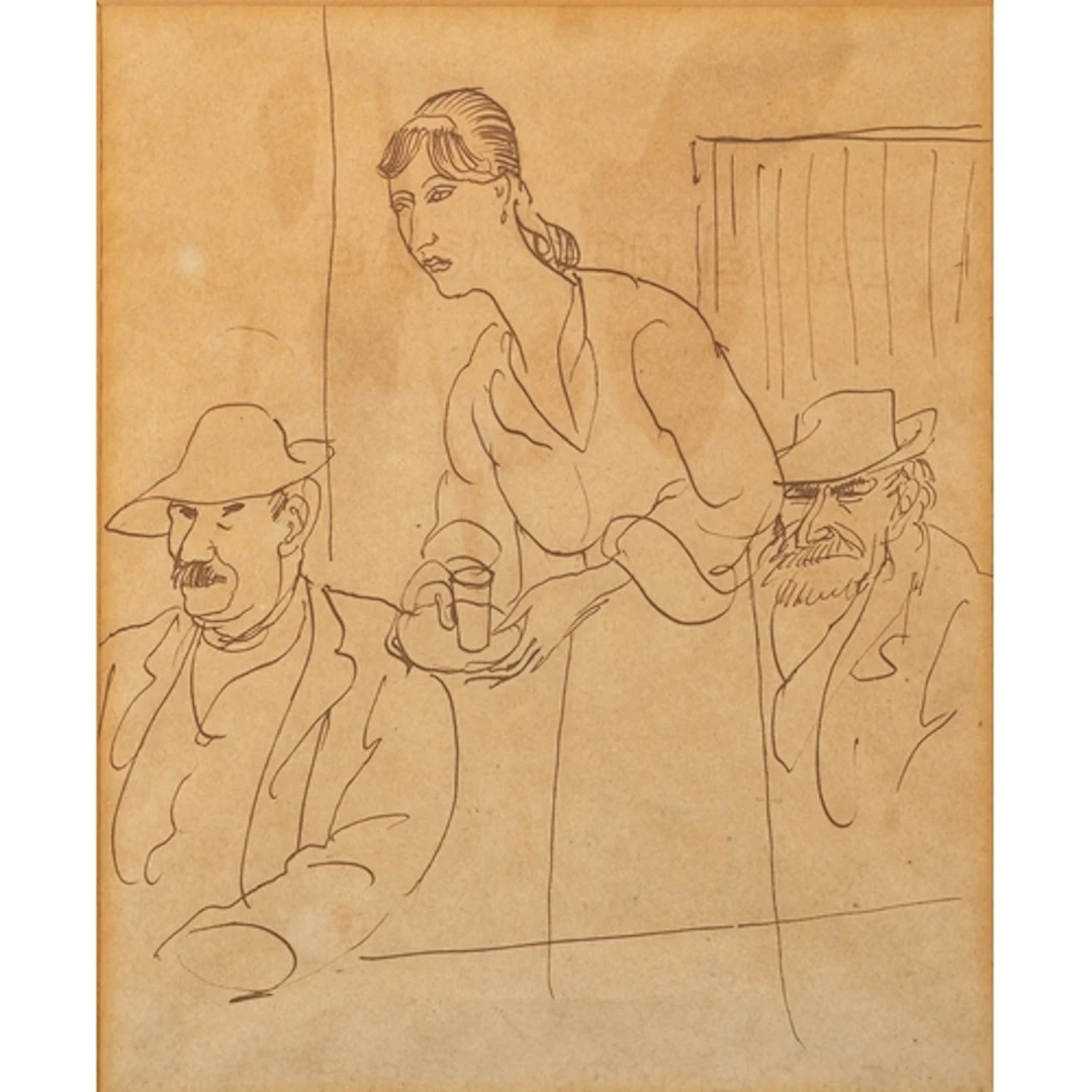 * Attributed to Augustus John (British, 1878-1961) - Woman s...