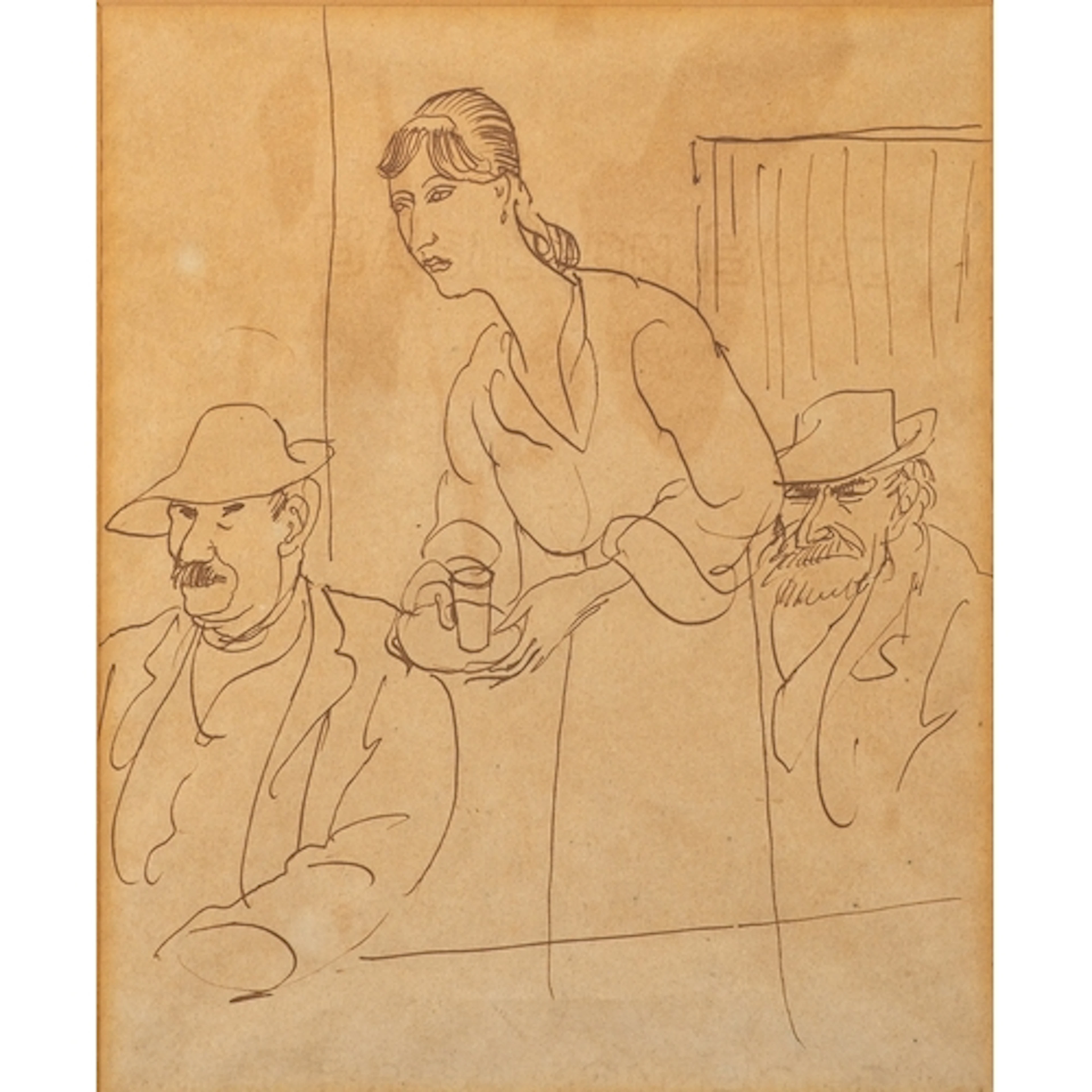 * Attributed to Augustus John (British, 1878-1961) - Woman s...