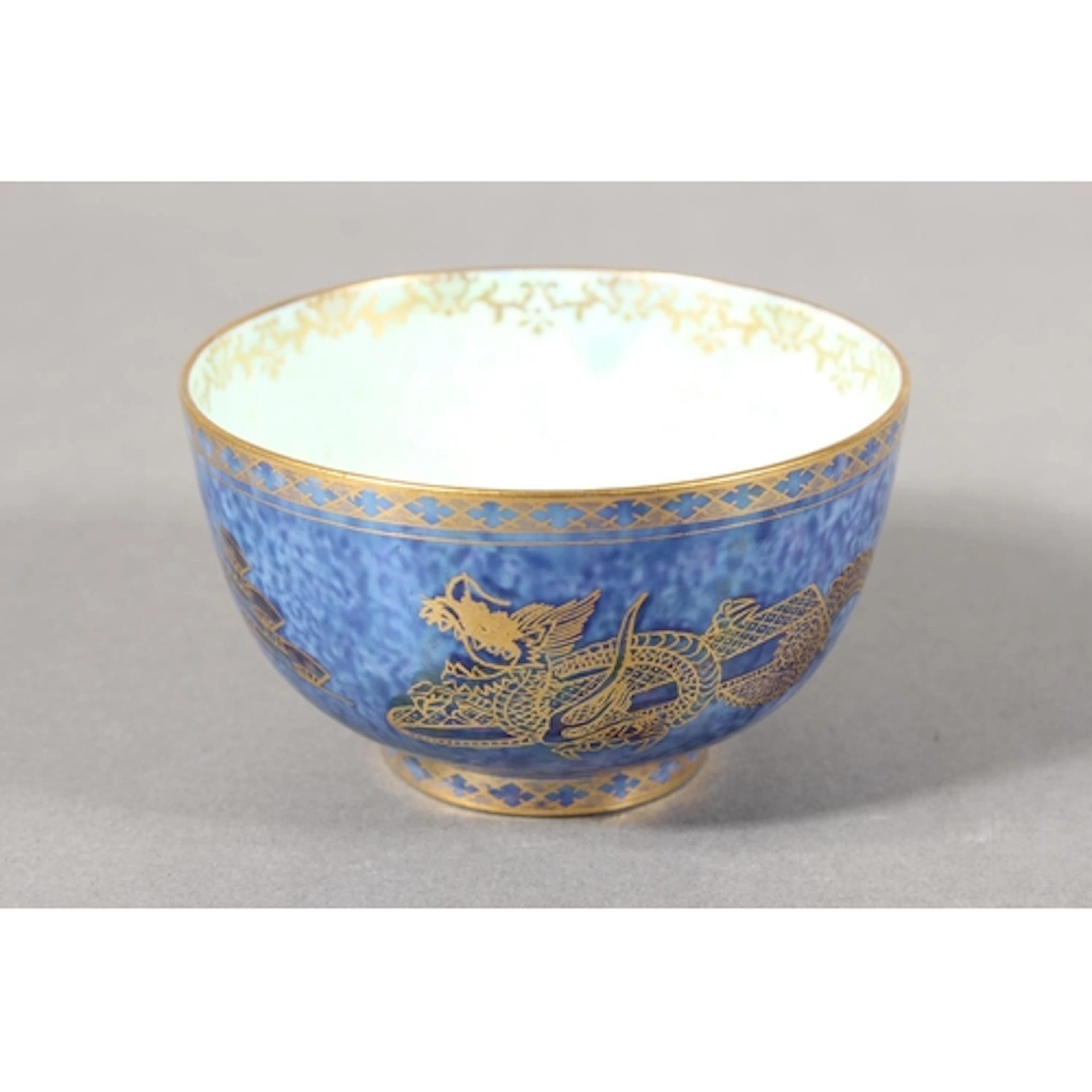 Wedgwood Fairyland Lustre tea bowl, 'Dragon Lustre' pattern ...