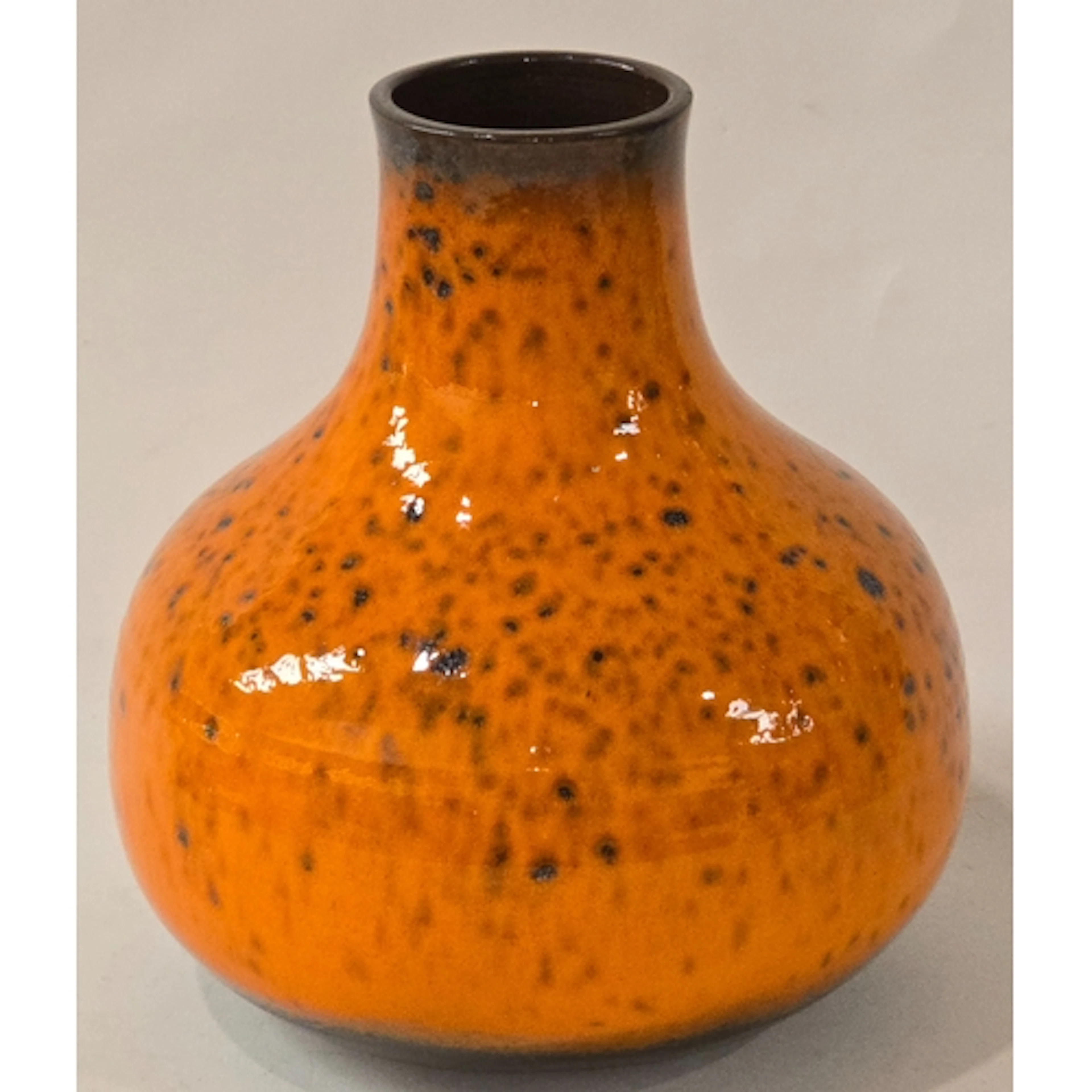 Poole Pottery large usual shaped Guy Sydenham vase in bright...
