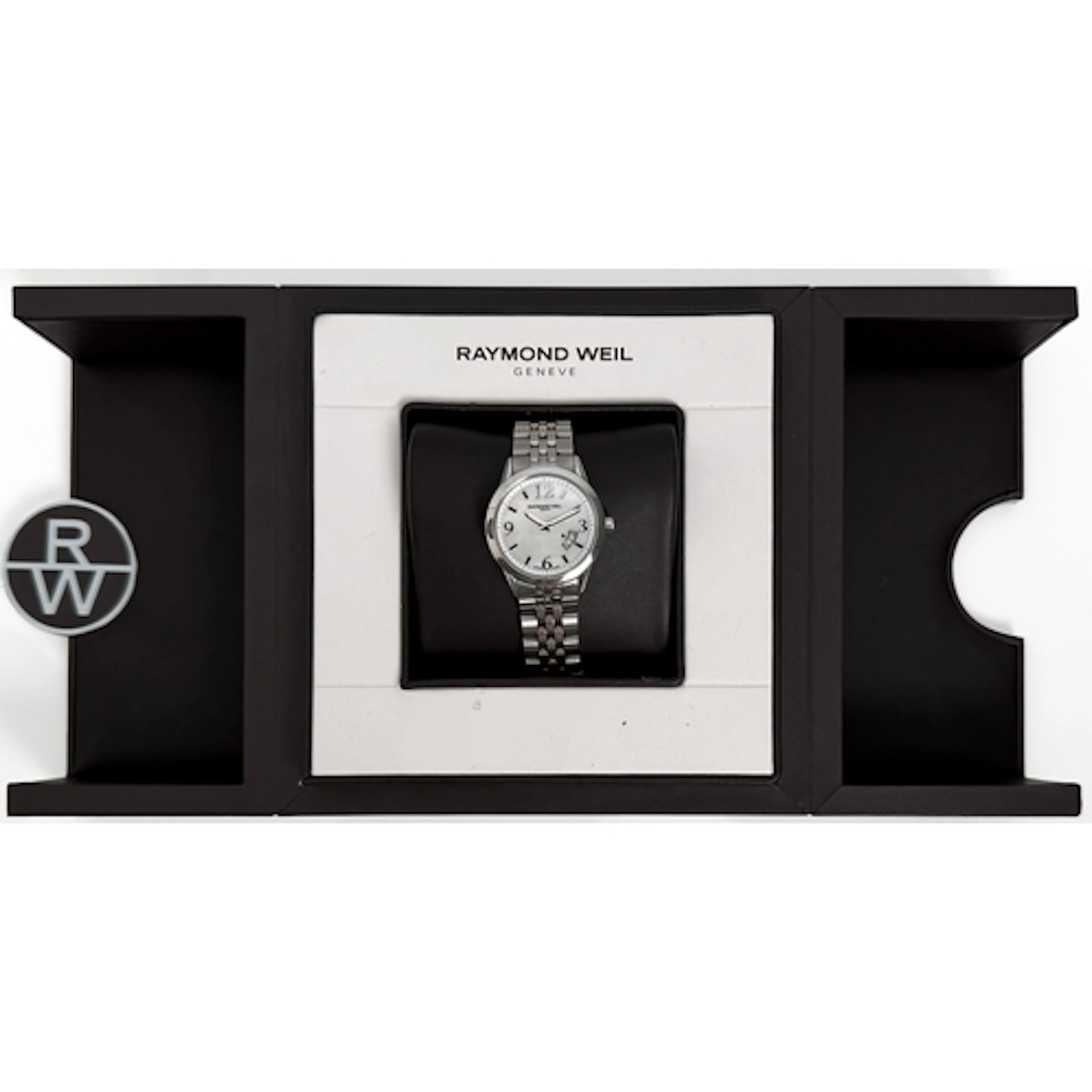 A Raymond Weil Freelancer ladies stainless steel bracelet wa...