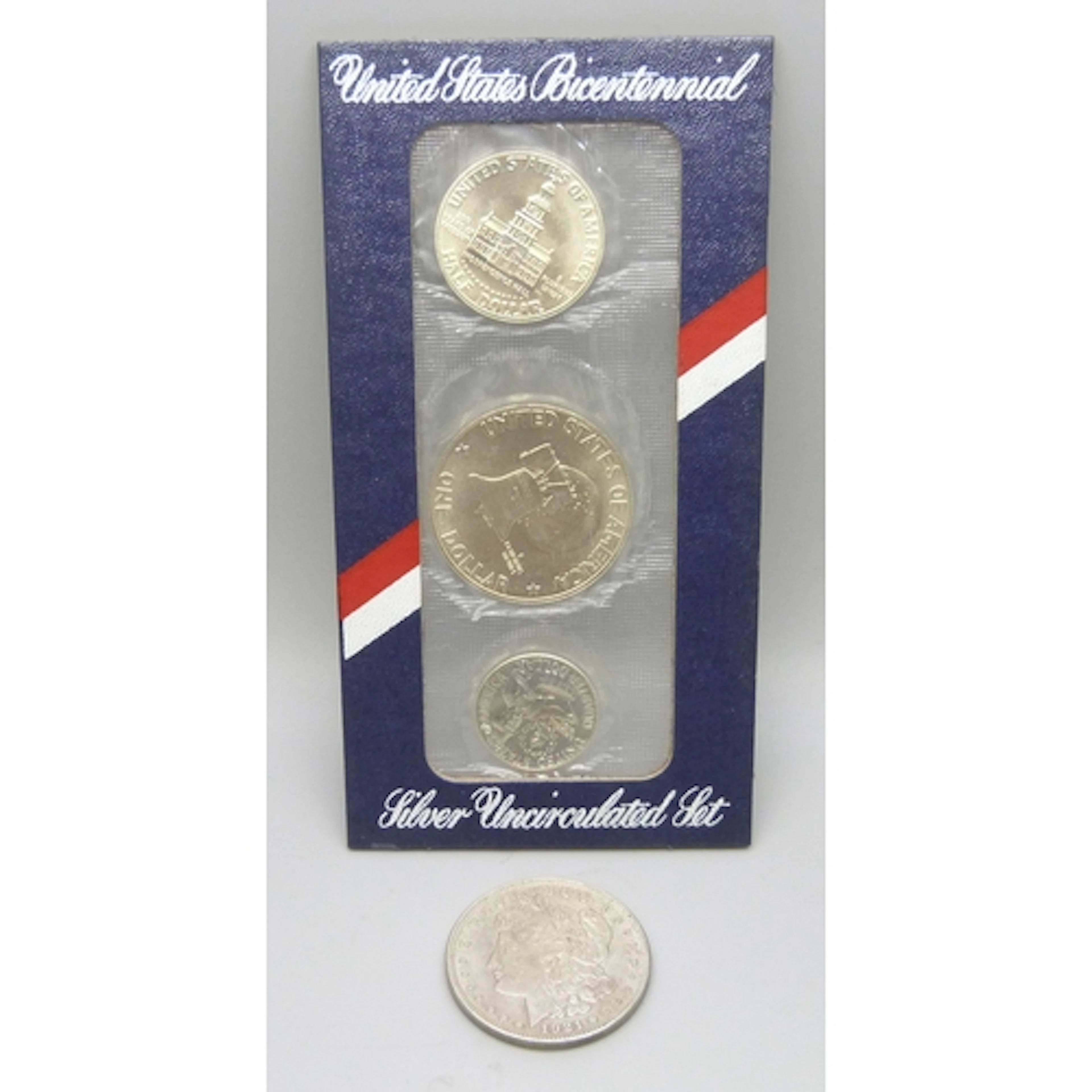 Coins; a United States Bicentennial 40% silver uncirculated ...