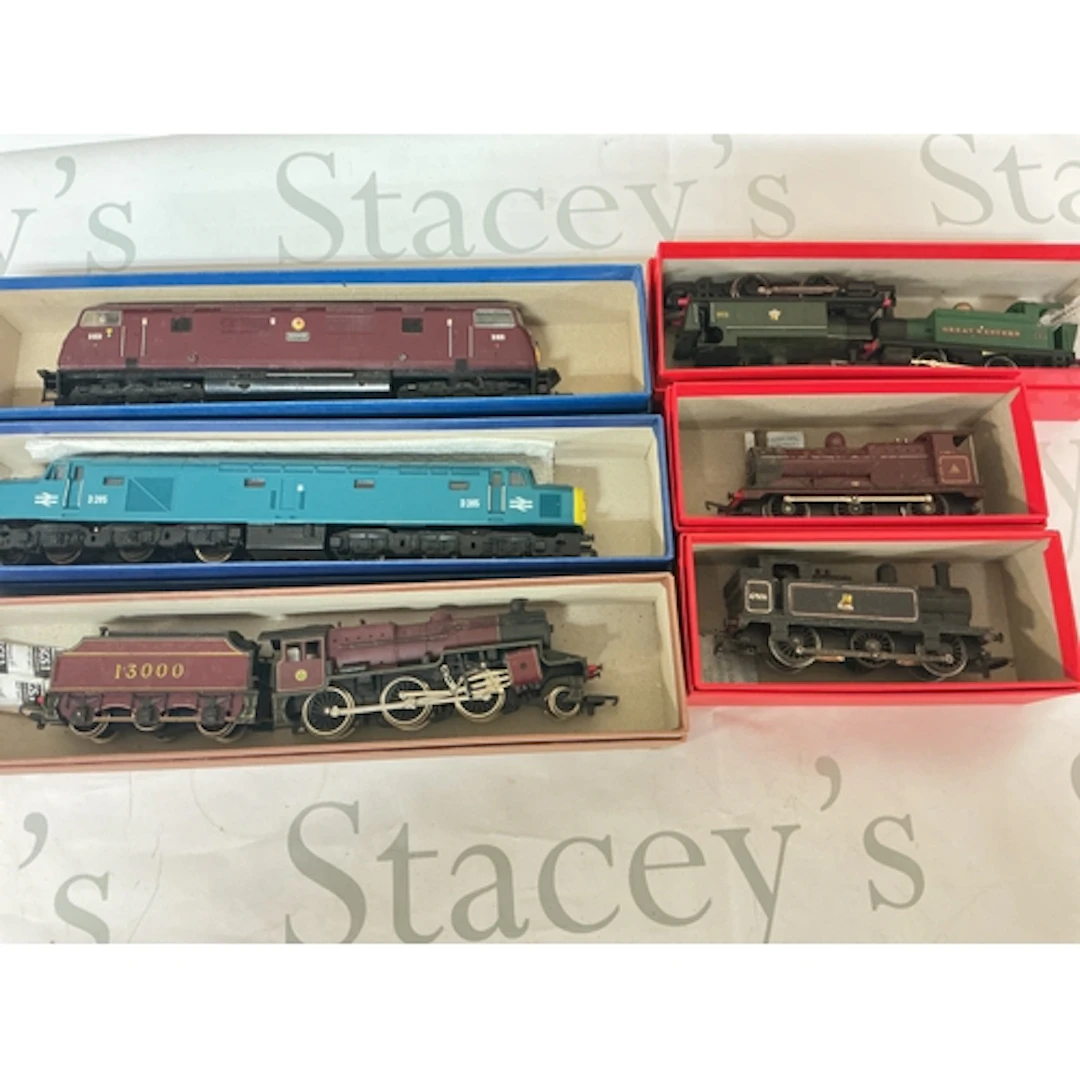 6 X Boxed 00 Gauge Locomotives, Including Lima,Jouef, Etc. N...