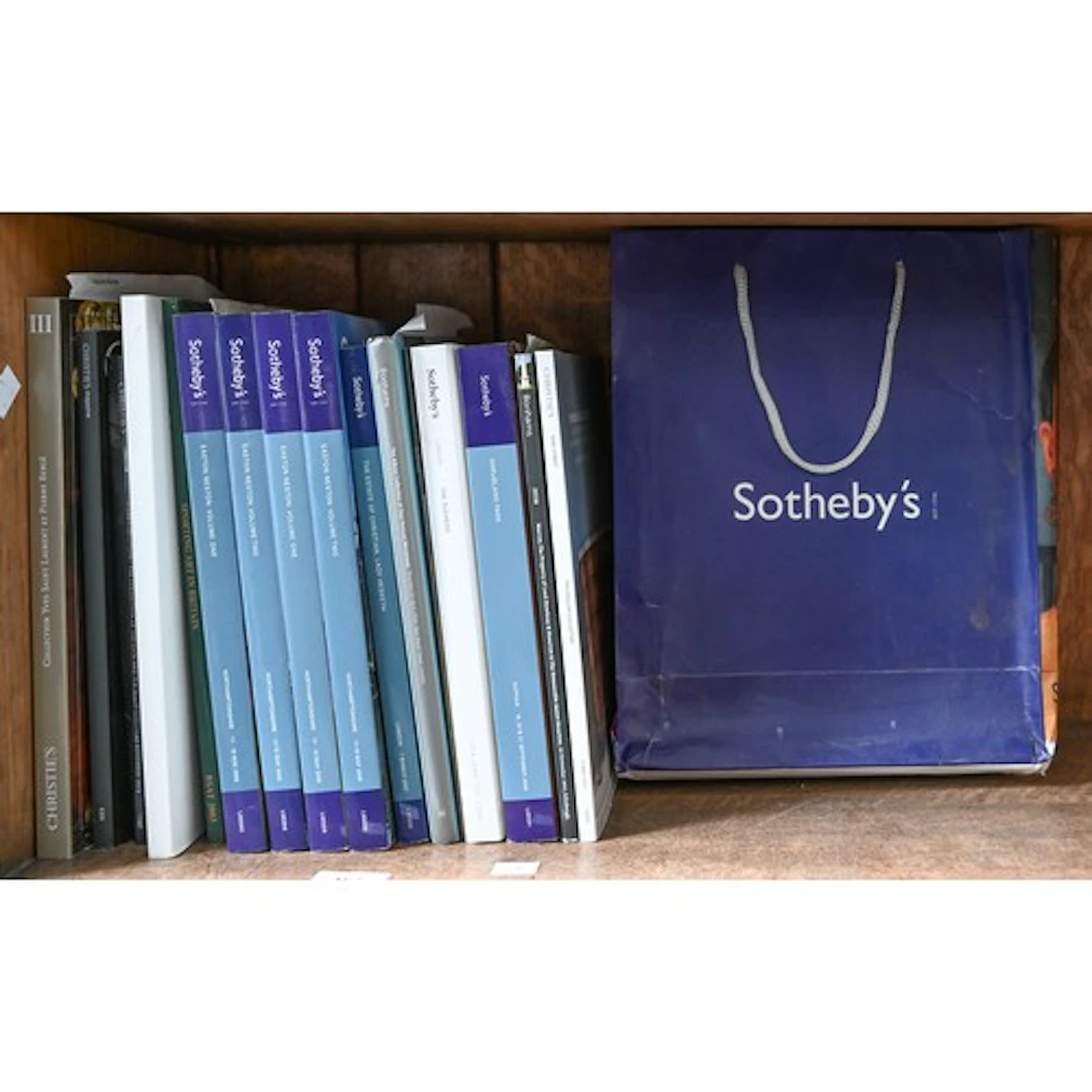 Sixteen auction catalogues, almost all Christie's or Sotheby...