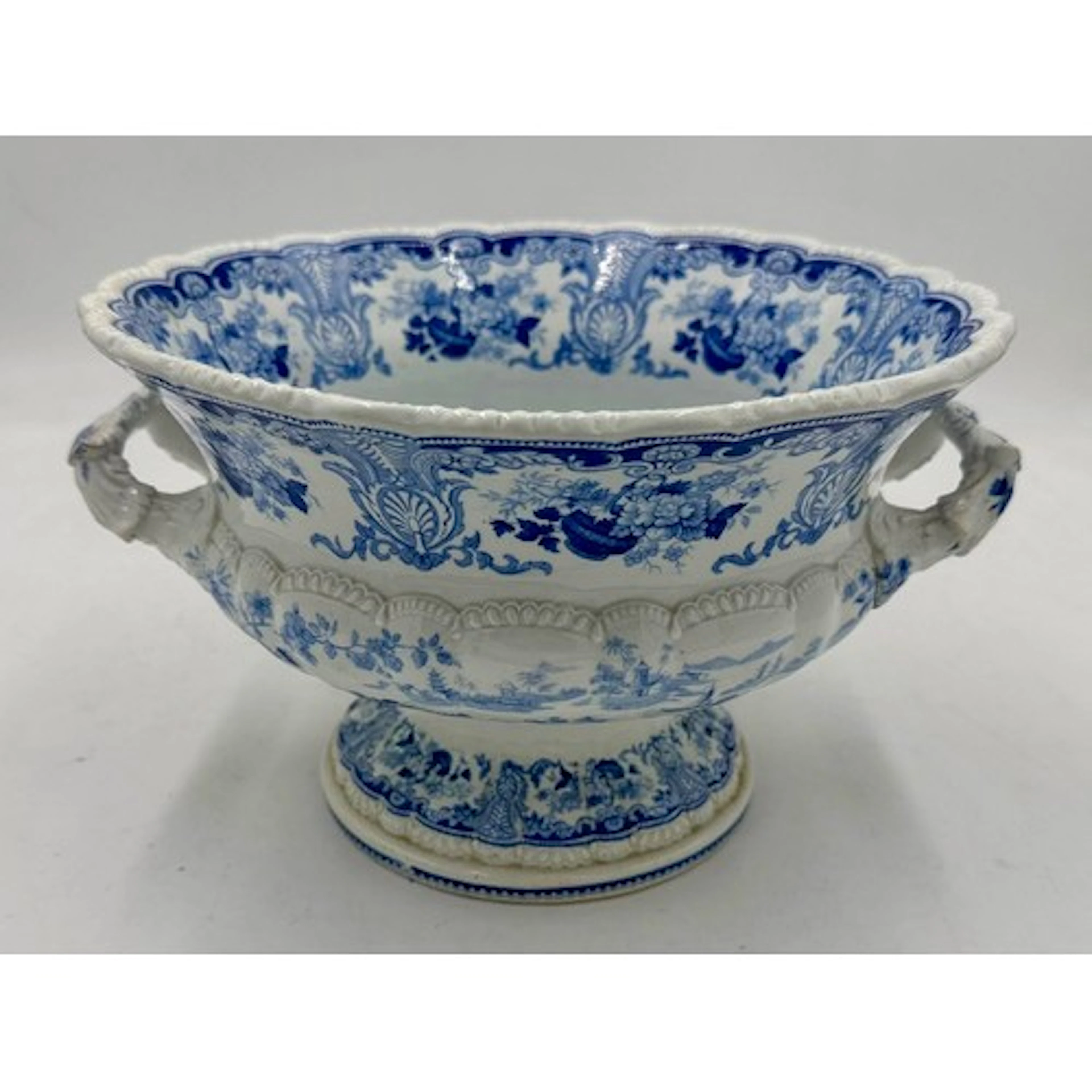 An early 19th century blue and white transfer-printed Hicks,...