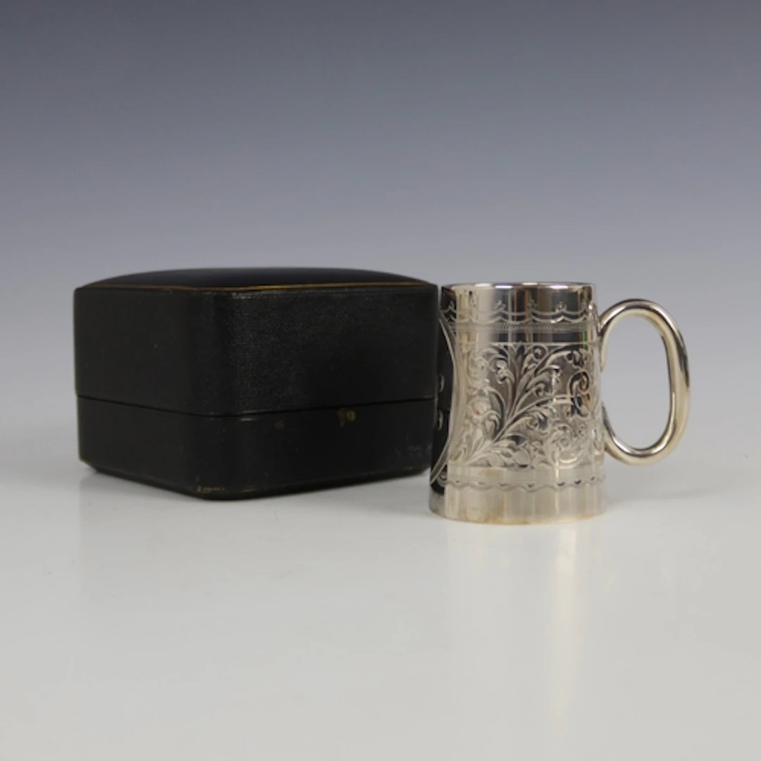An Edwardian silver christening mug, John Round & Son Ltd, S...