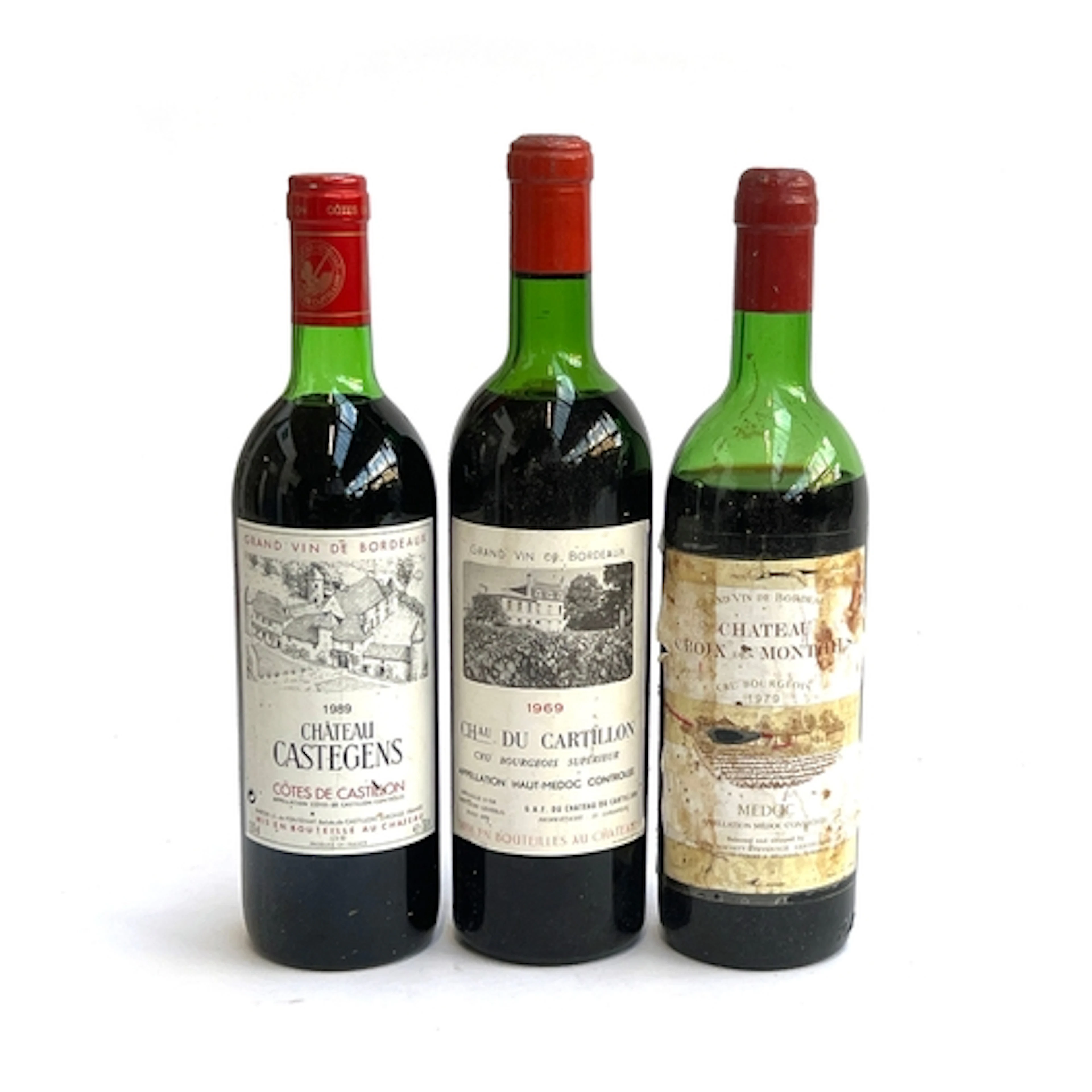 1969 Chateau du Cartillon, Haut-Medoc, 1x75cl; 1979 Chateau ...