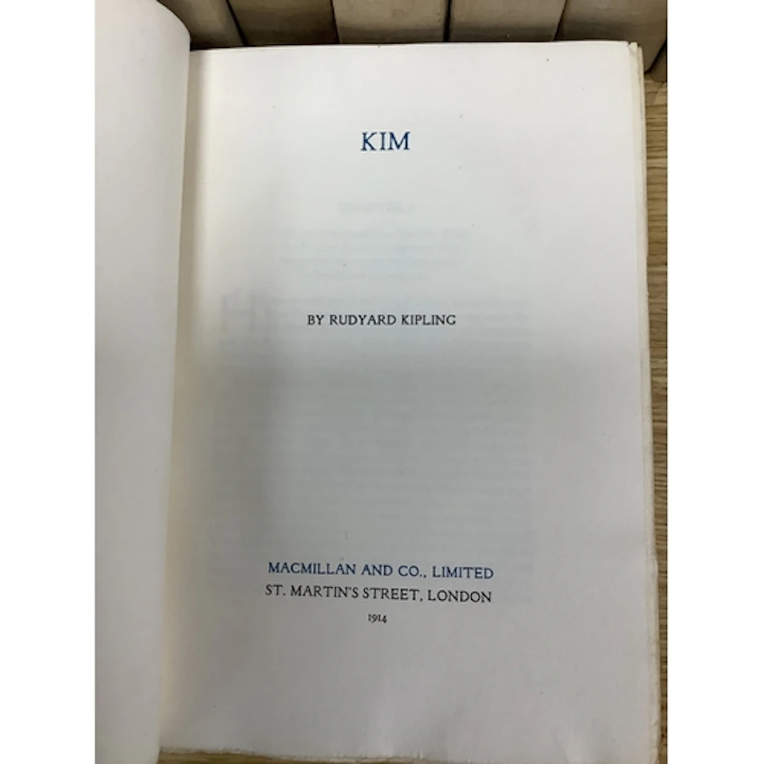 Kipling, Rudyard. The Works of Rudyard Kipling. Bombay Editi...