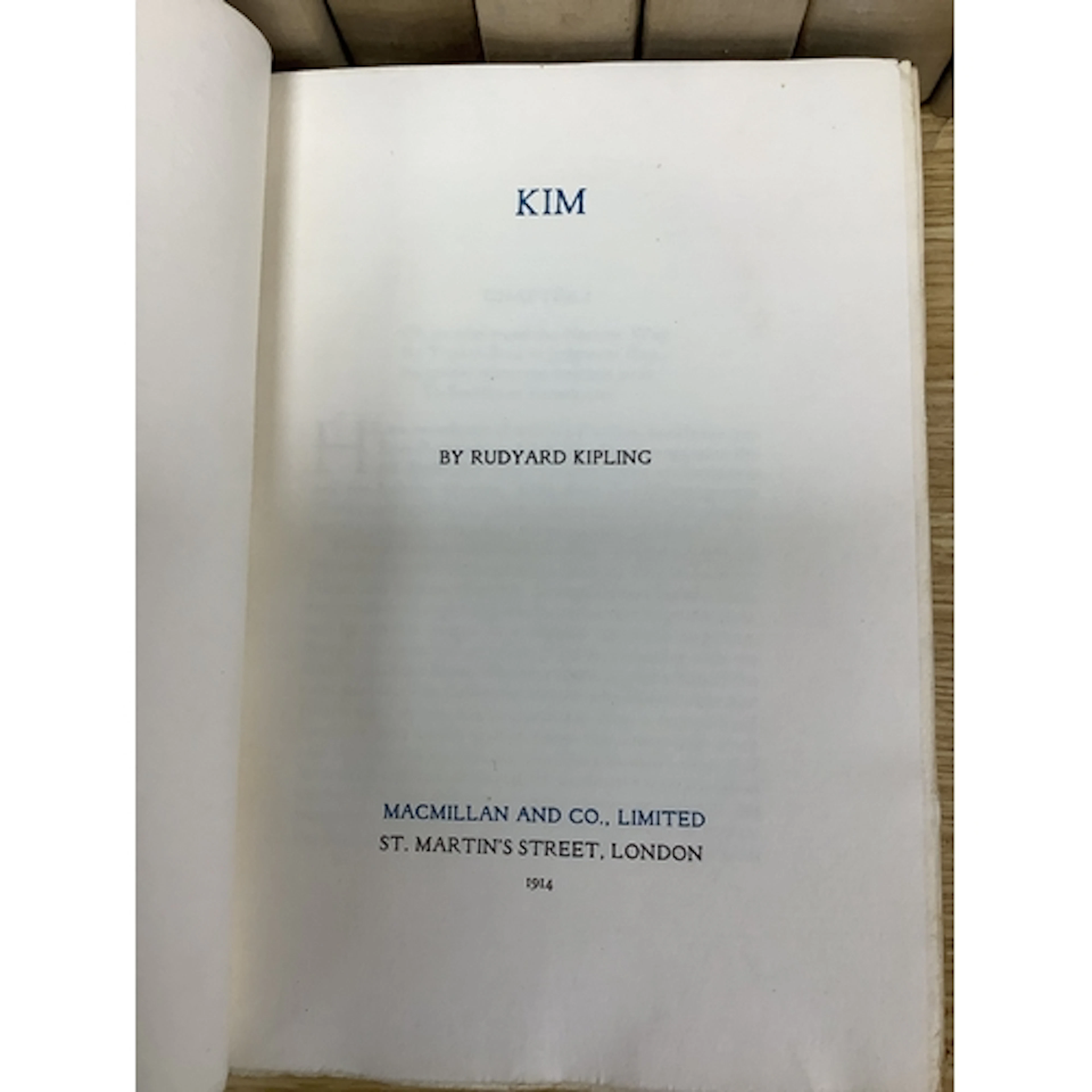 Kipling, Rudyard. The Works of Rudyard Kipling. Bombay Editi...