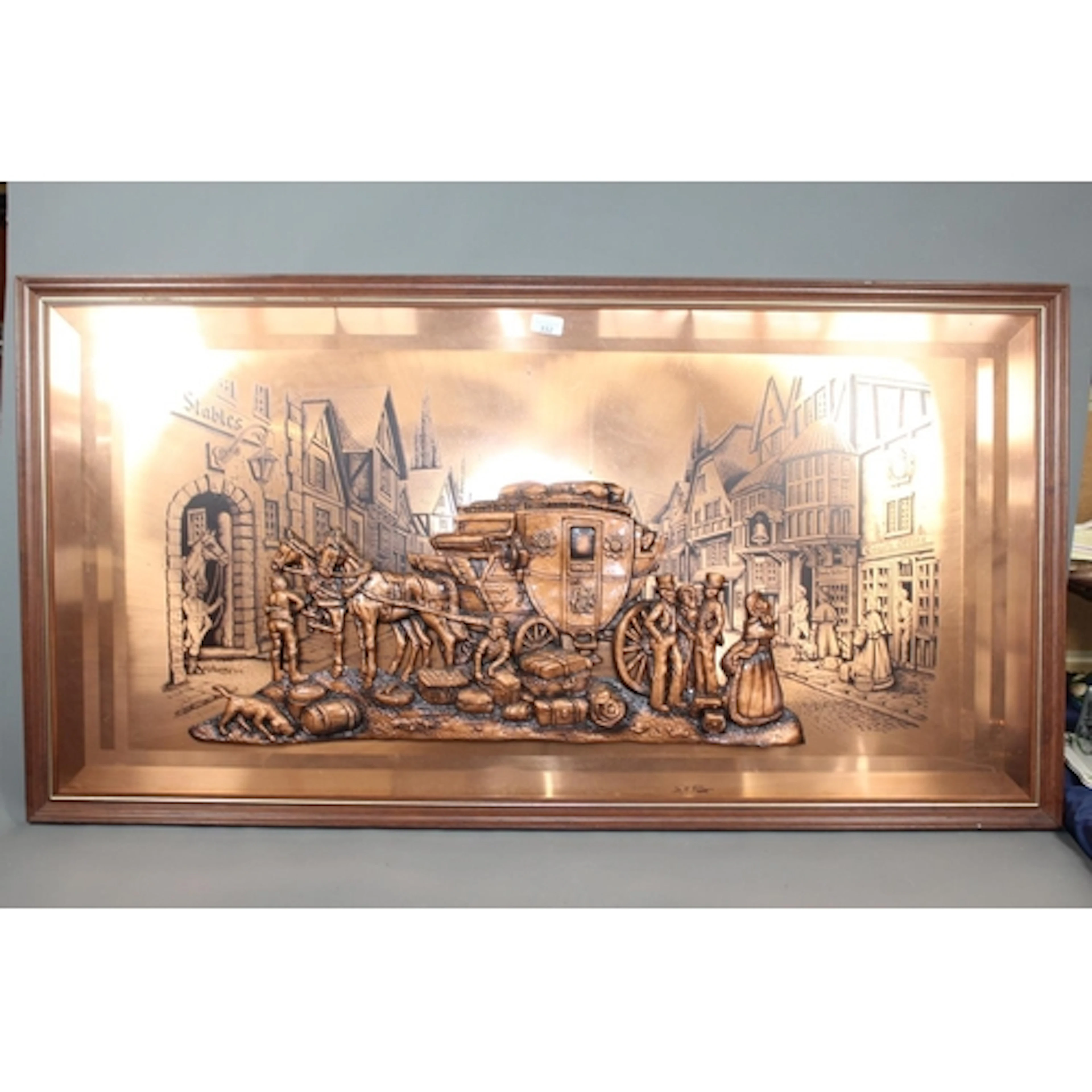 IAN MACGREGOR FRASER (Scottish Contemporary), relief copper ...