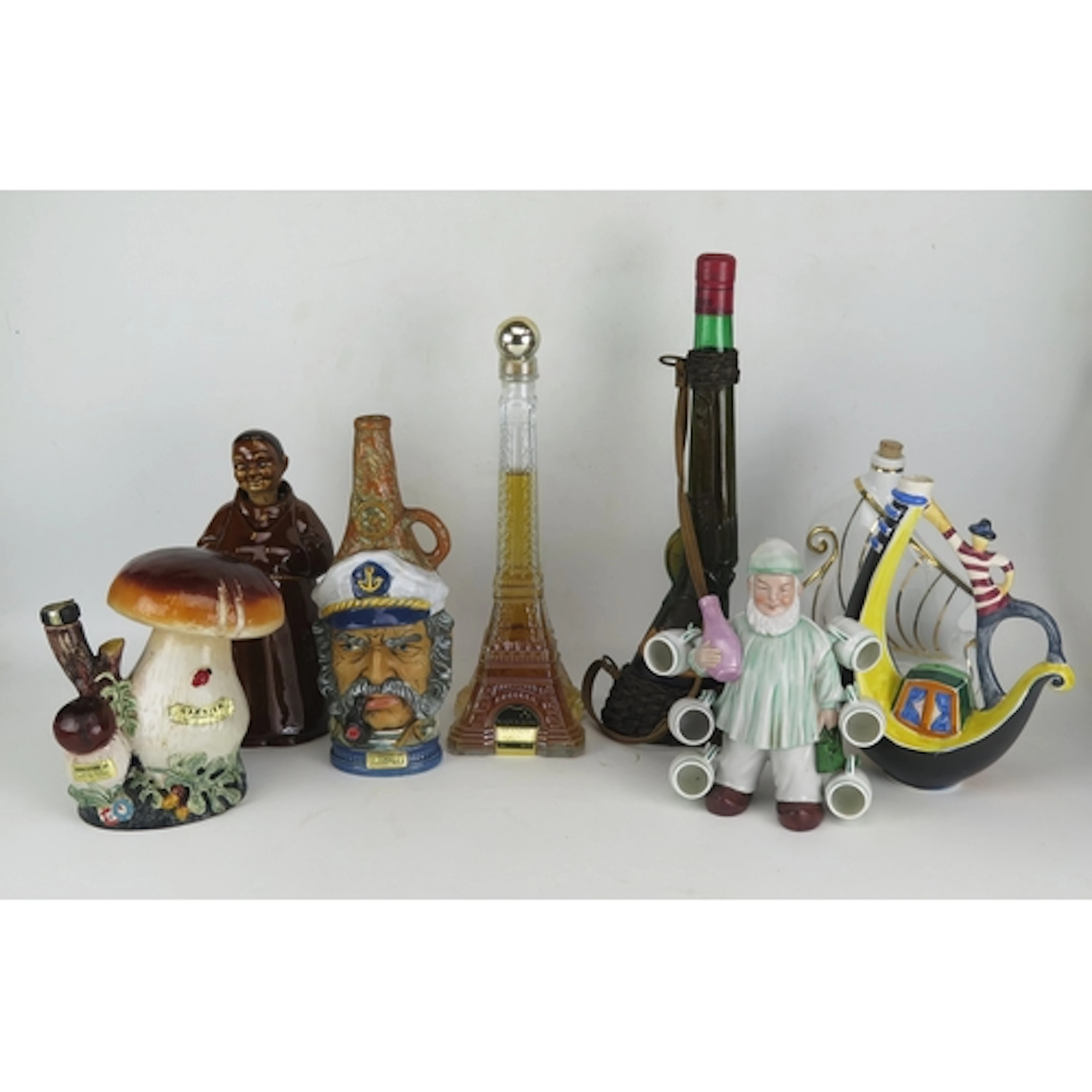 Bottle of Napoleon Brandy in Eiffel Tower decanter, 50cl, bo...