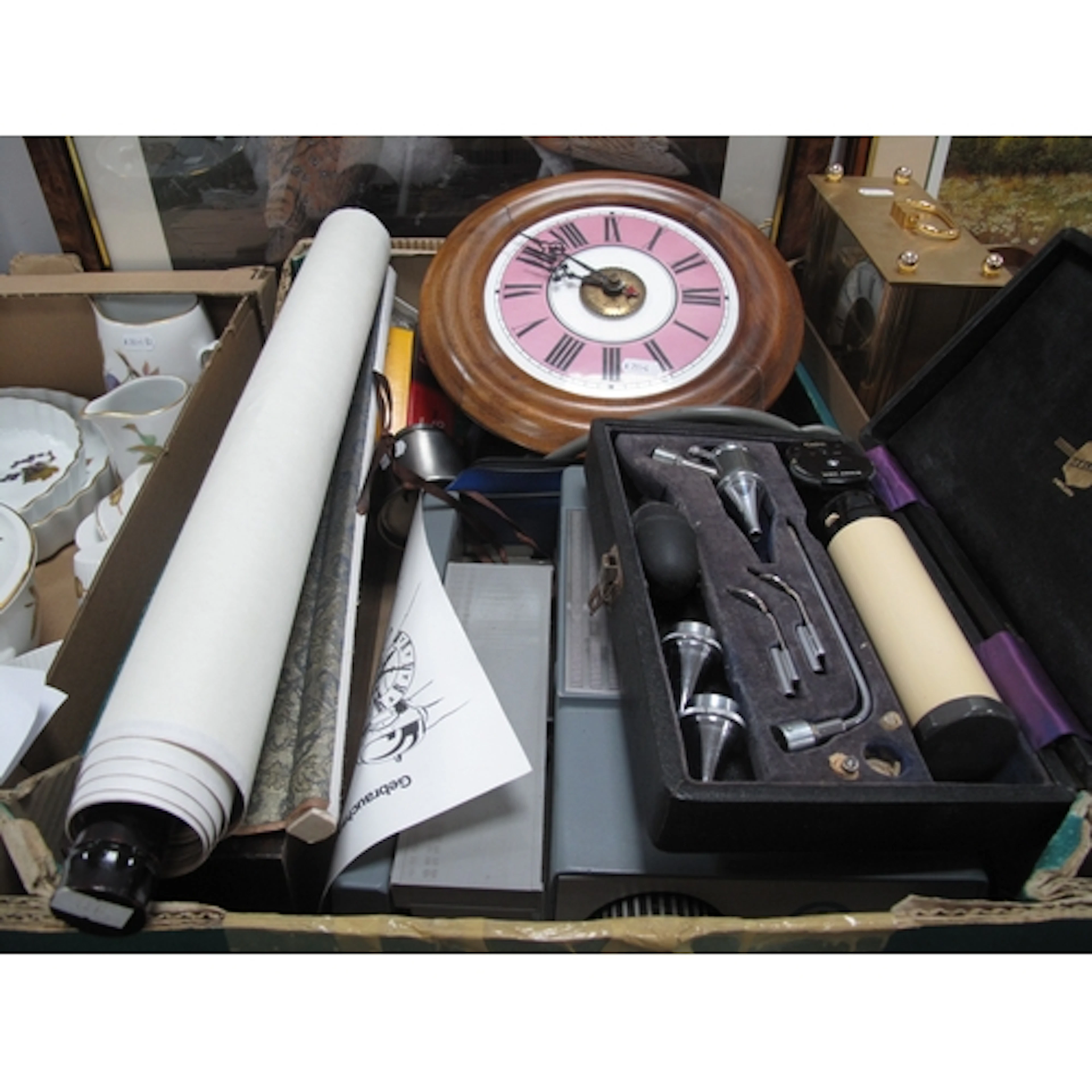 Collectables and vintage medical equipment, including Canadi...