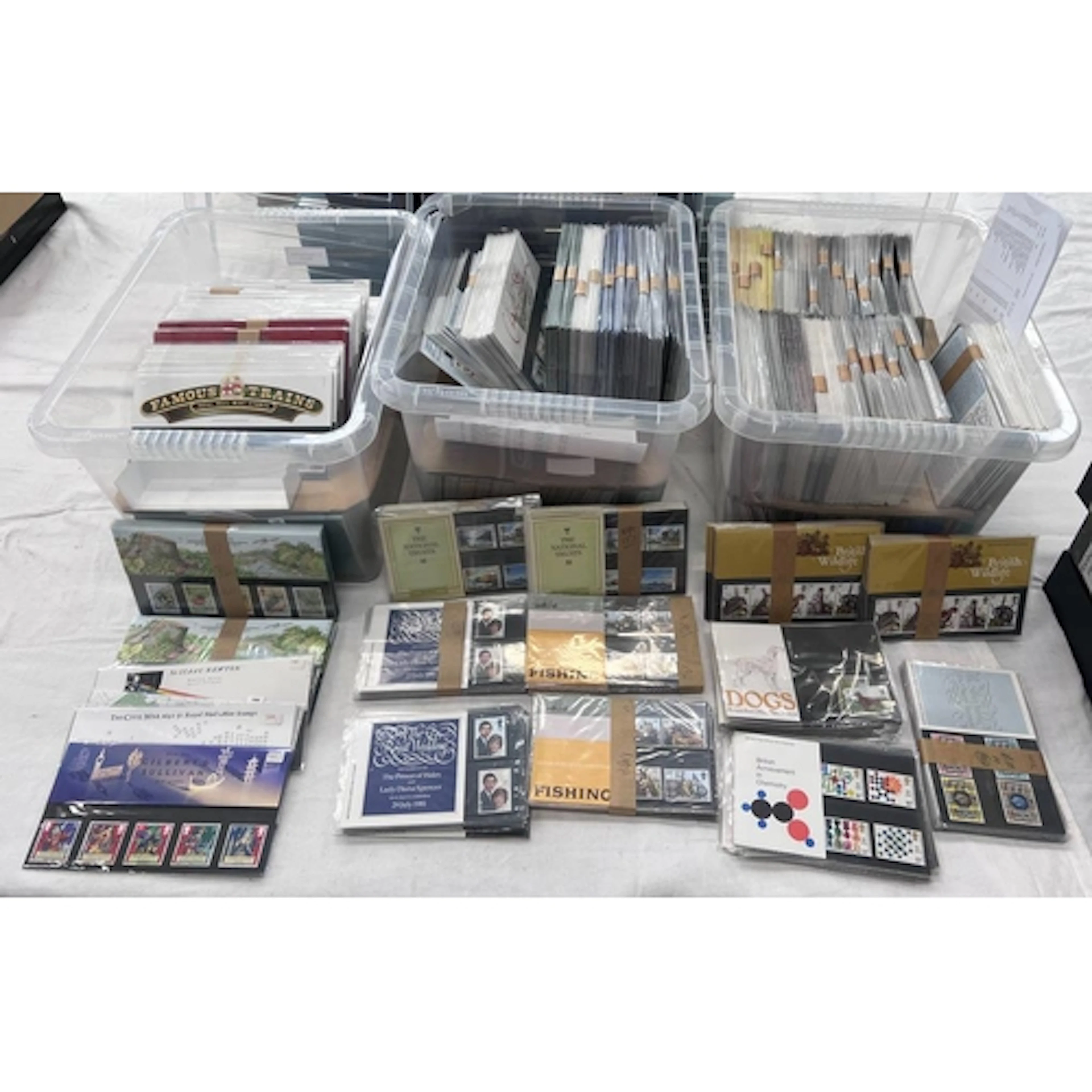 3 BOXES OF ROYAL MAIL PRESENTATION PACKS, APPROX 1964-2009, ...