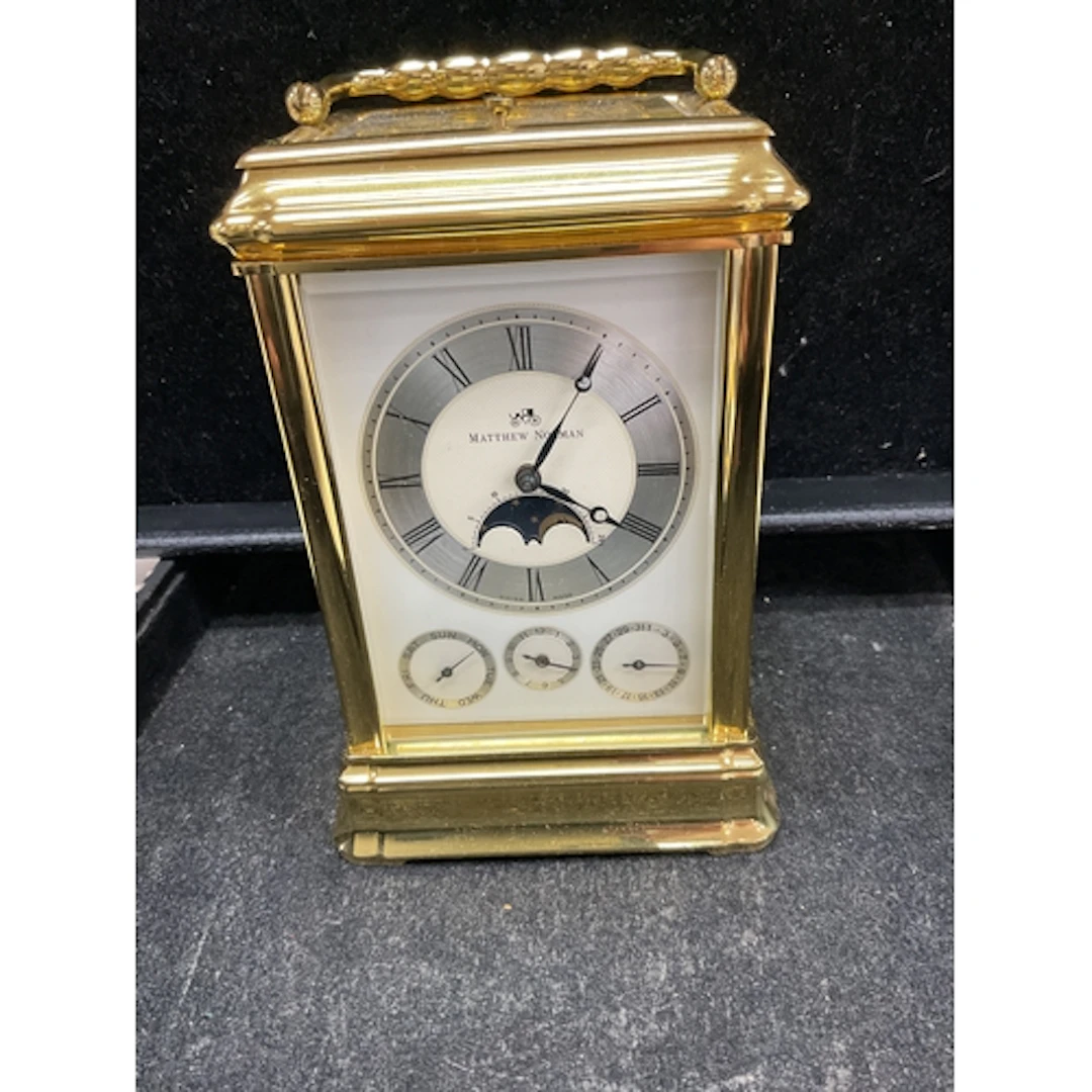 Matthew Norman complication moon phase carriage clock 1751/8...