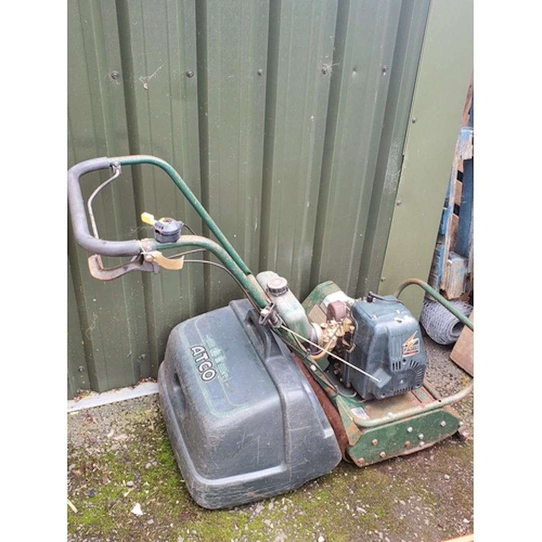 An Atco petrol Lawn Mower