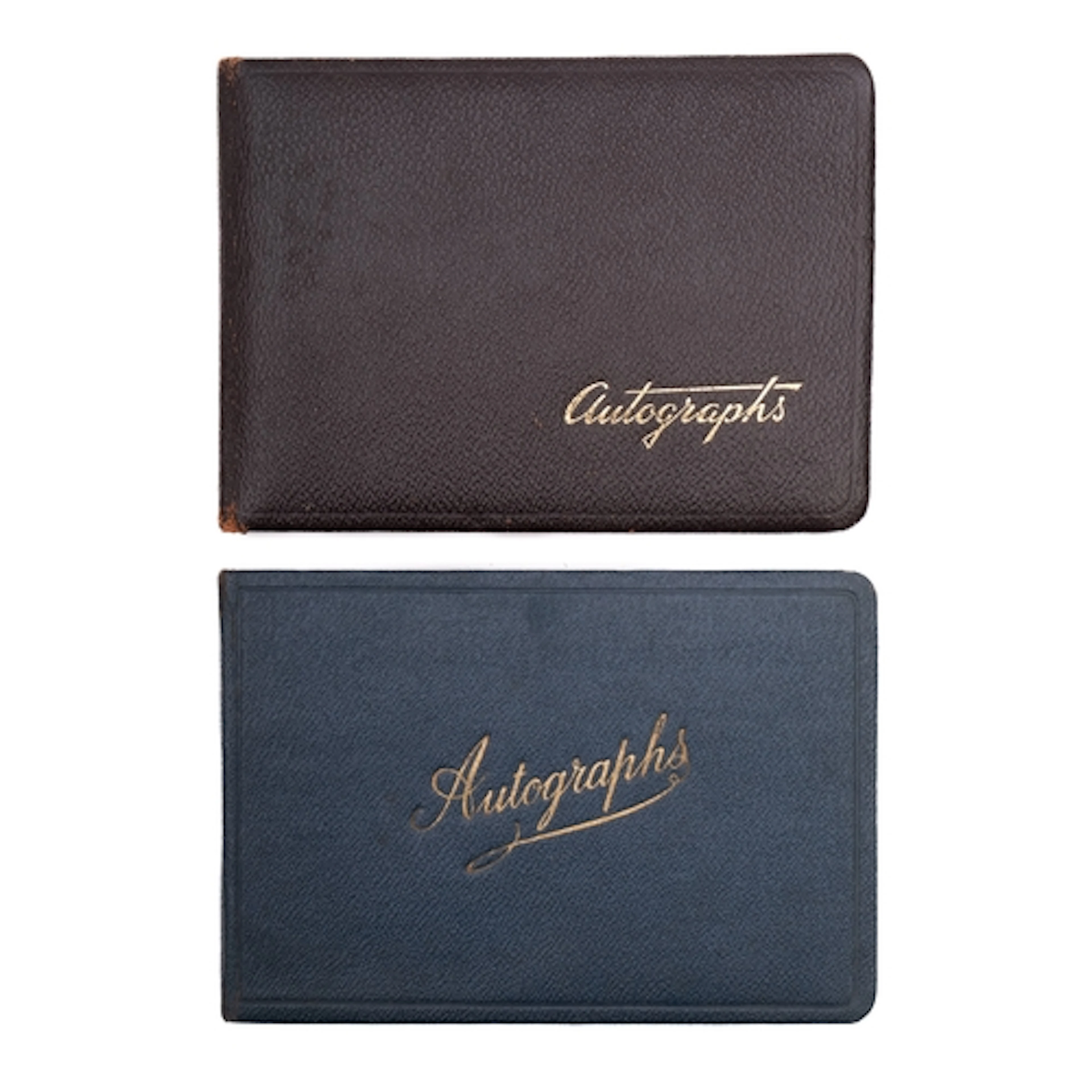Two 20th Century autograph albums. Well filled with signatur...