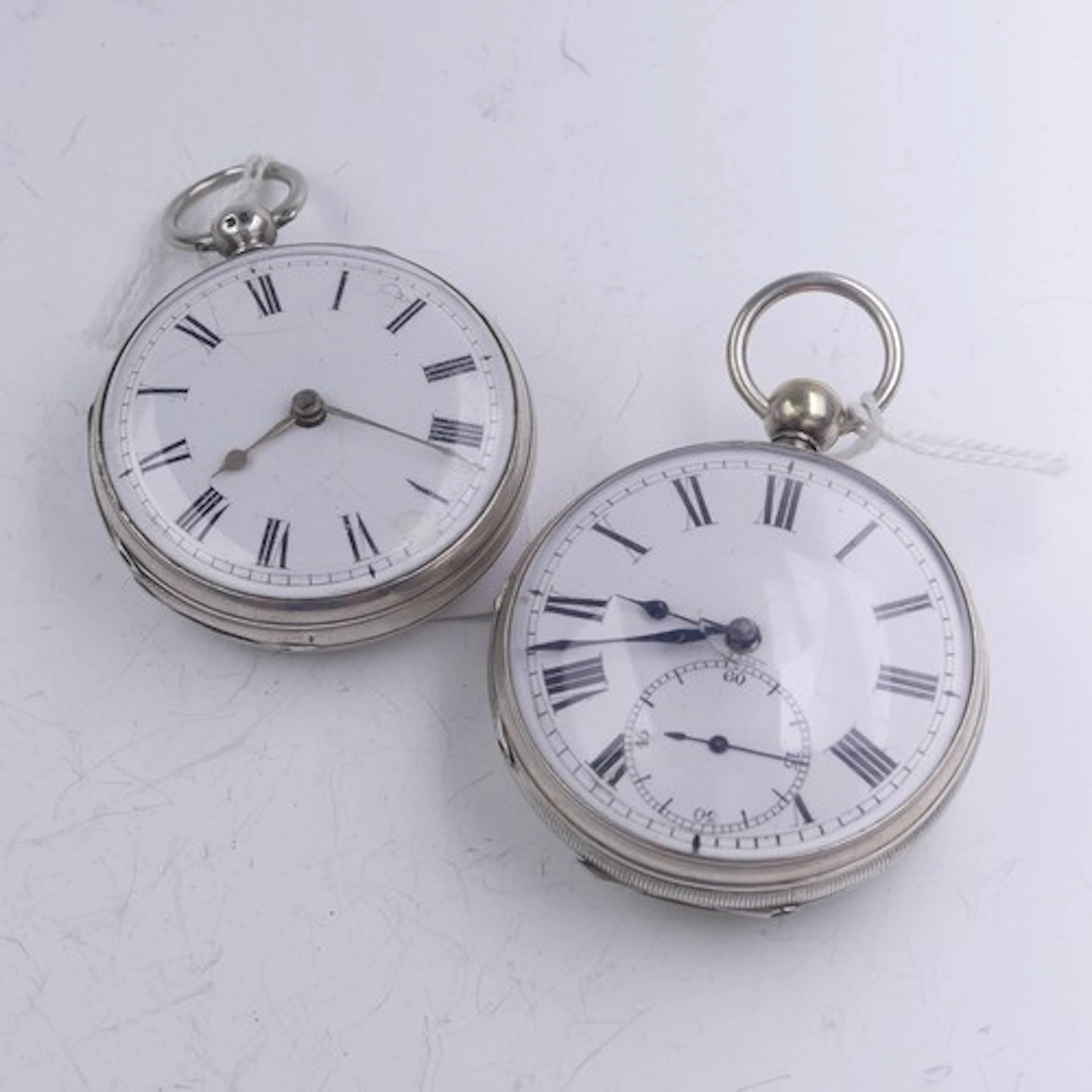 A Victorian silver Pocket Watch, the verge fusee movement si...