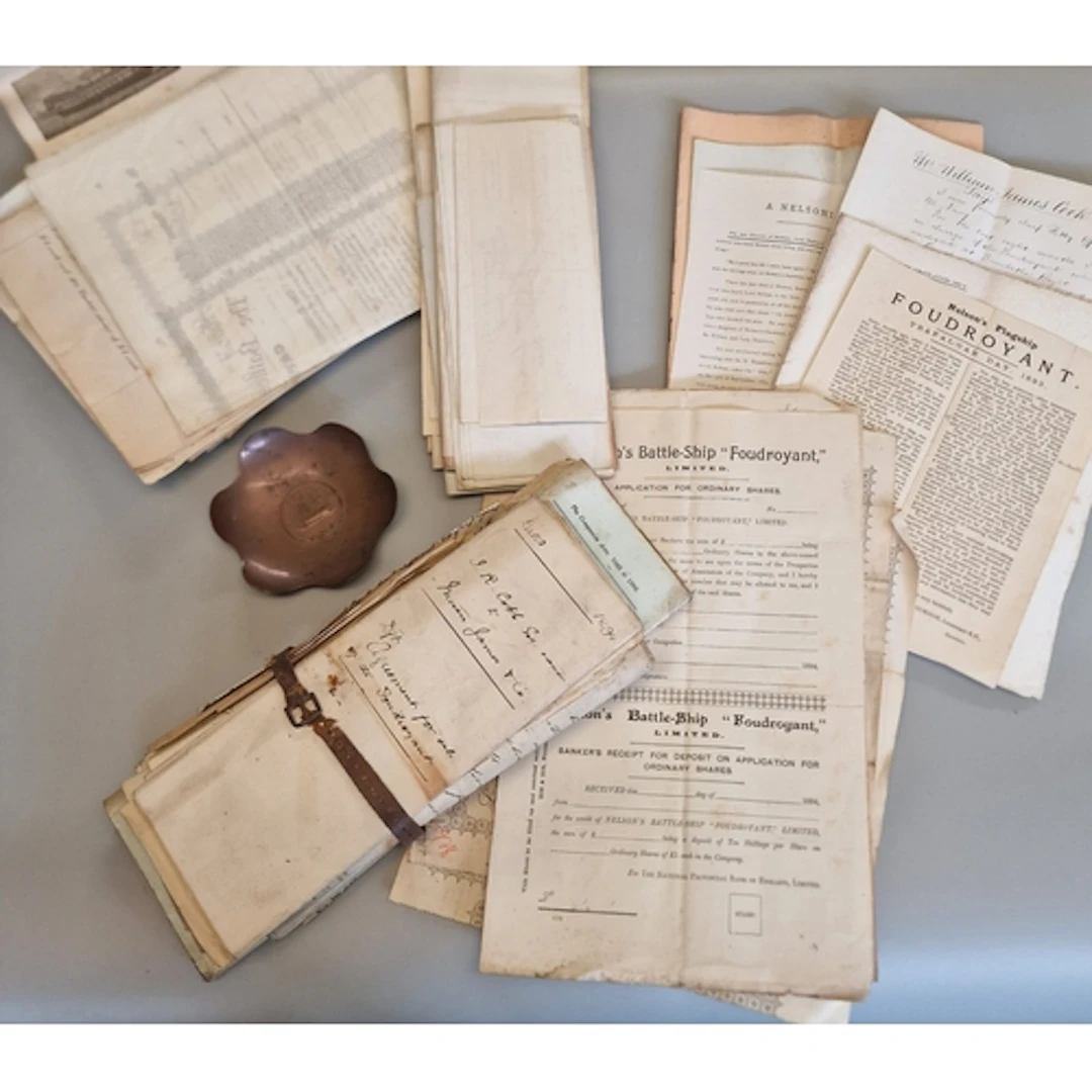 Extensive late Victorian archive relating to Nelson’s former...