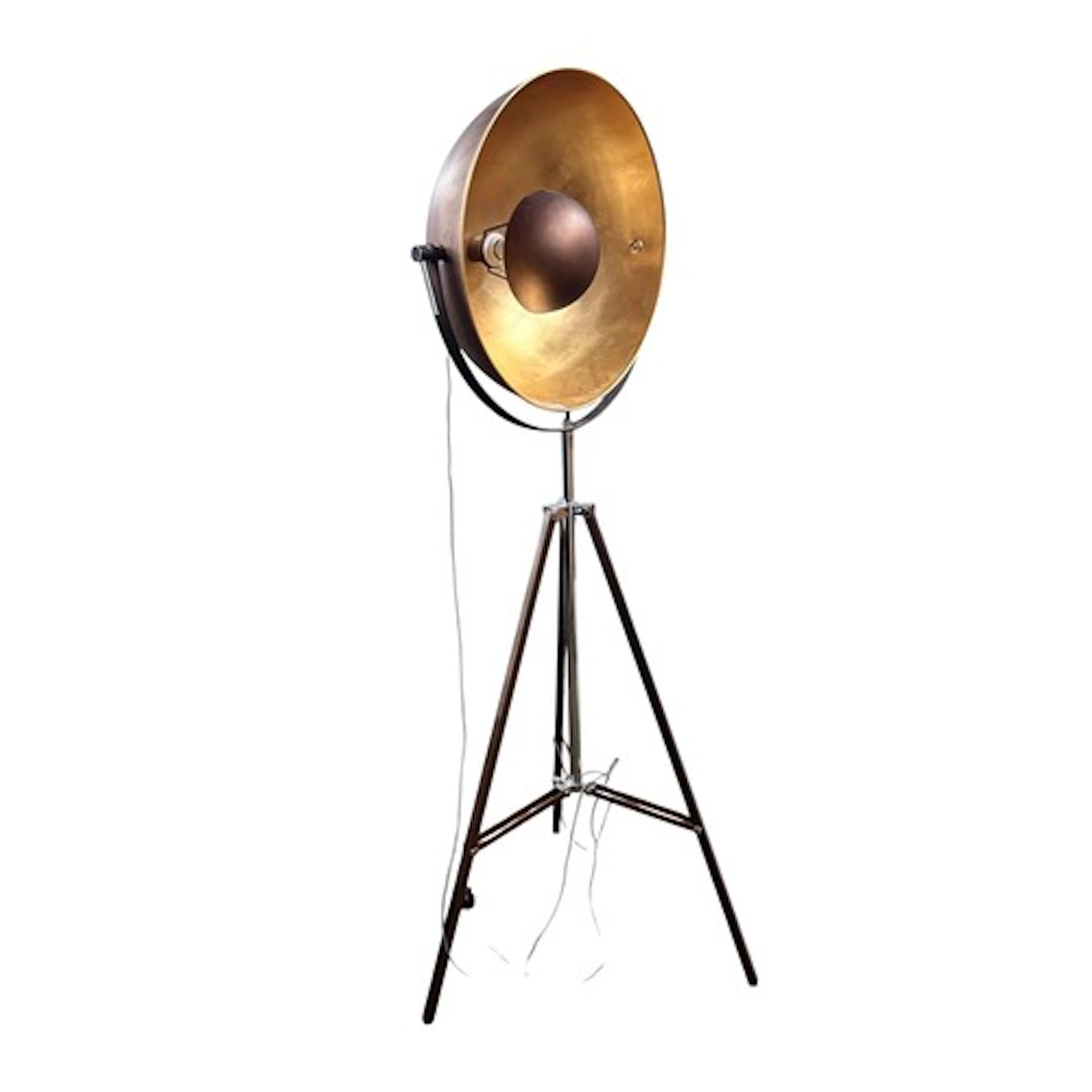 Contemporary search light style standard lamp.