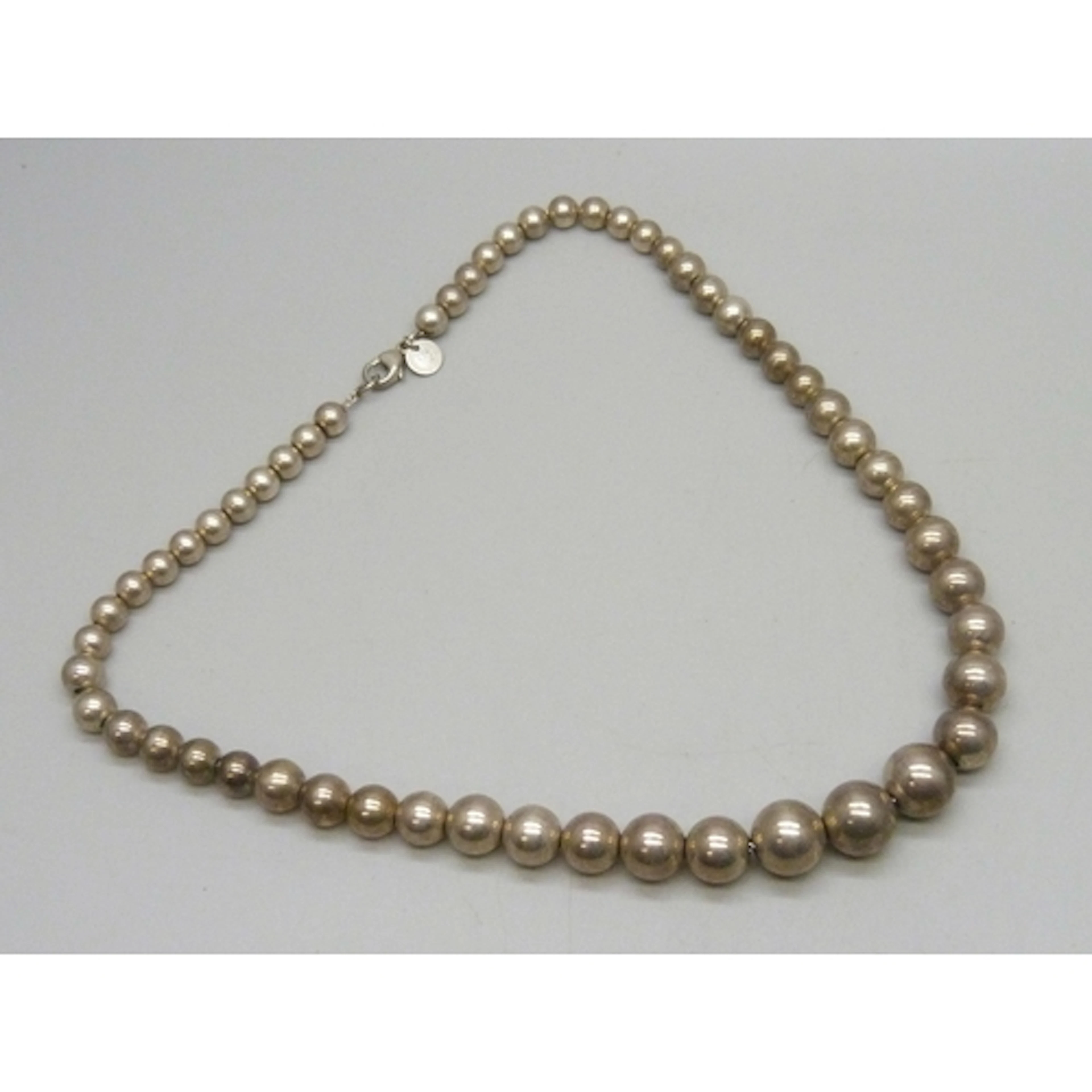 A silver Tiffany & Co. New York necklace, hallmarked, 29g, 4...