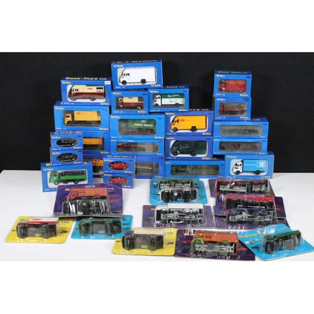 36 Boxed / carded Base Toys diecast models including mainly ...