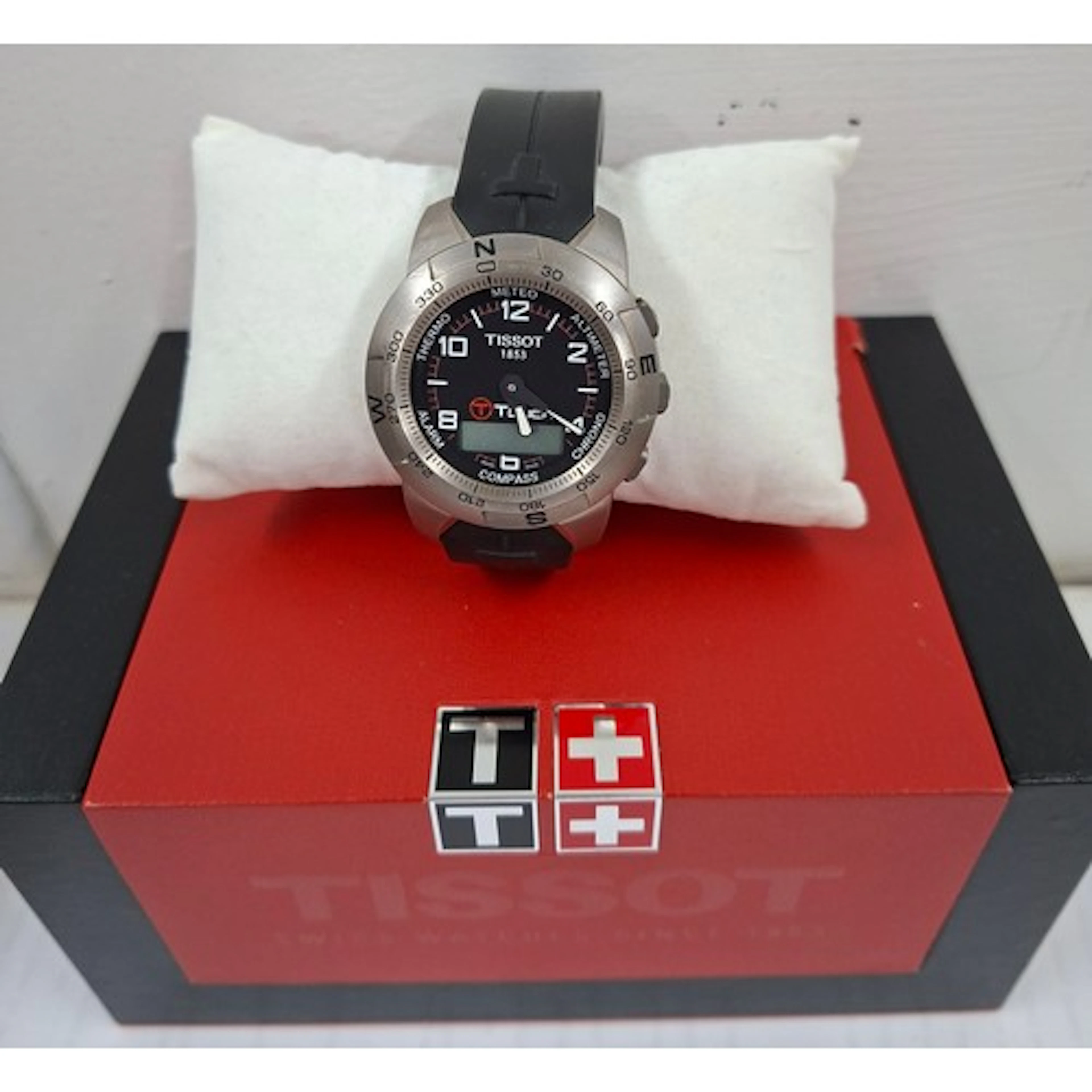 Tissot- A gents titanium, sapphire crystal multi functional ...