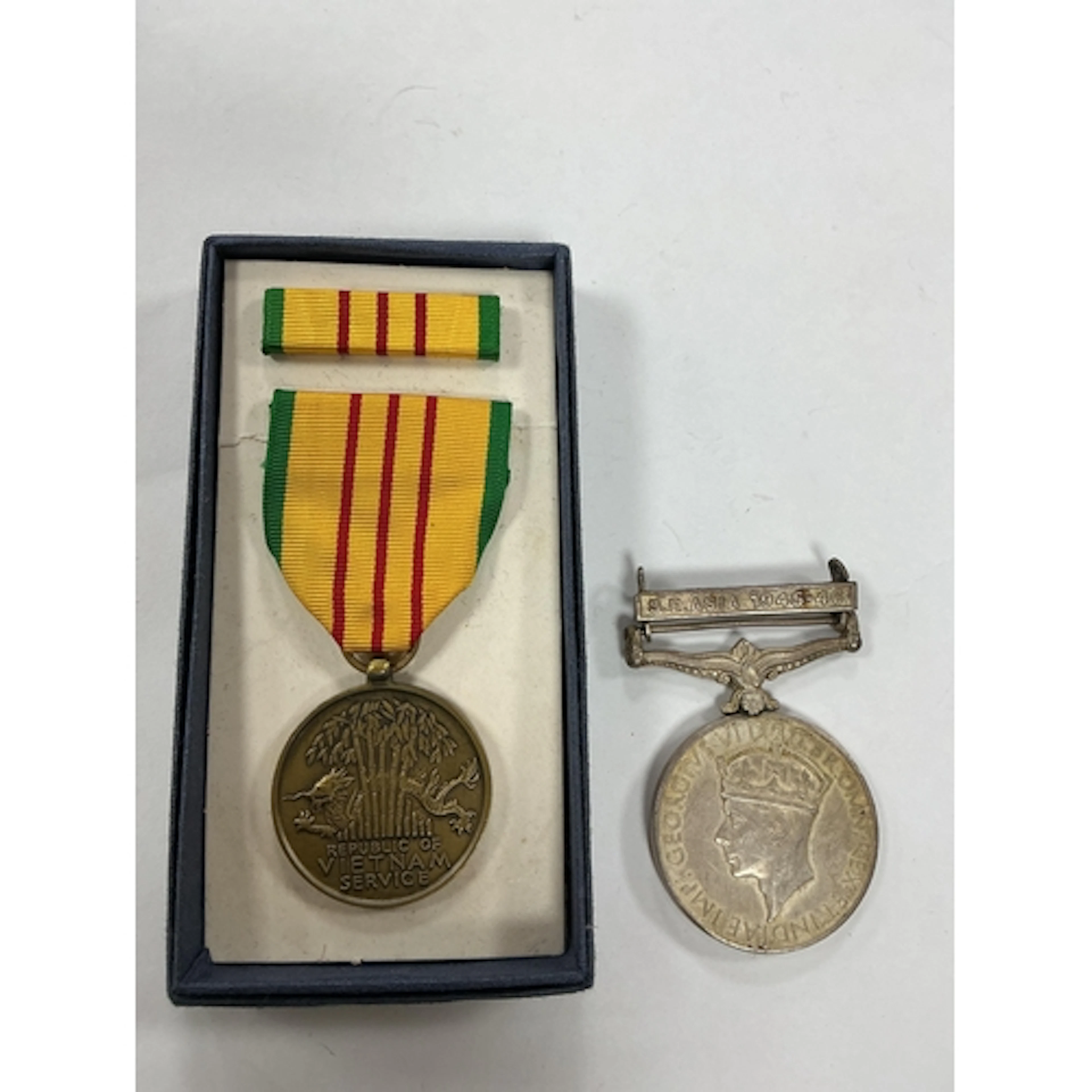 General Service Medal GRVI with S E Asia Clasp (Unnamed), pl...