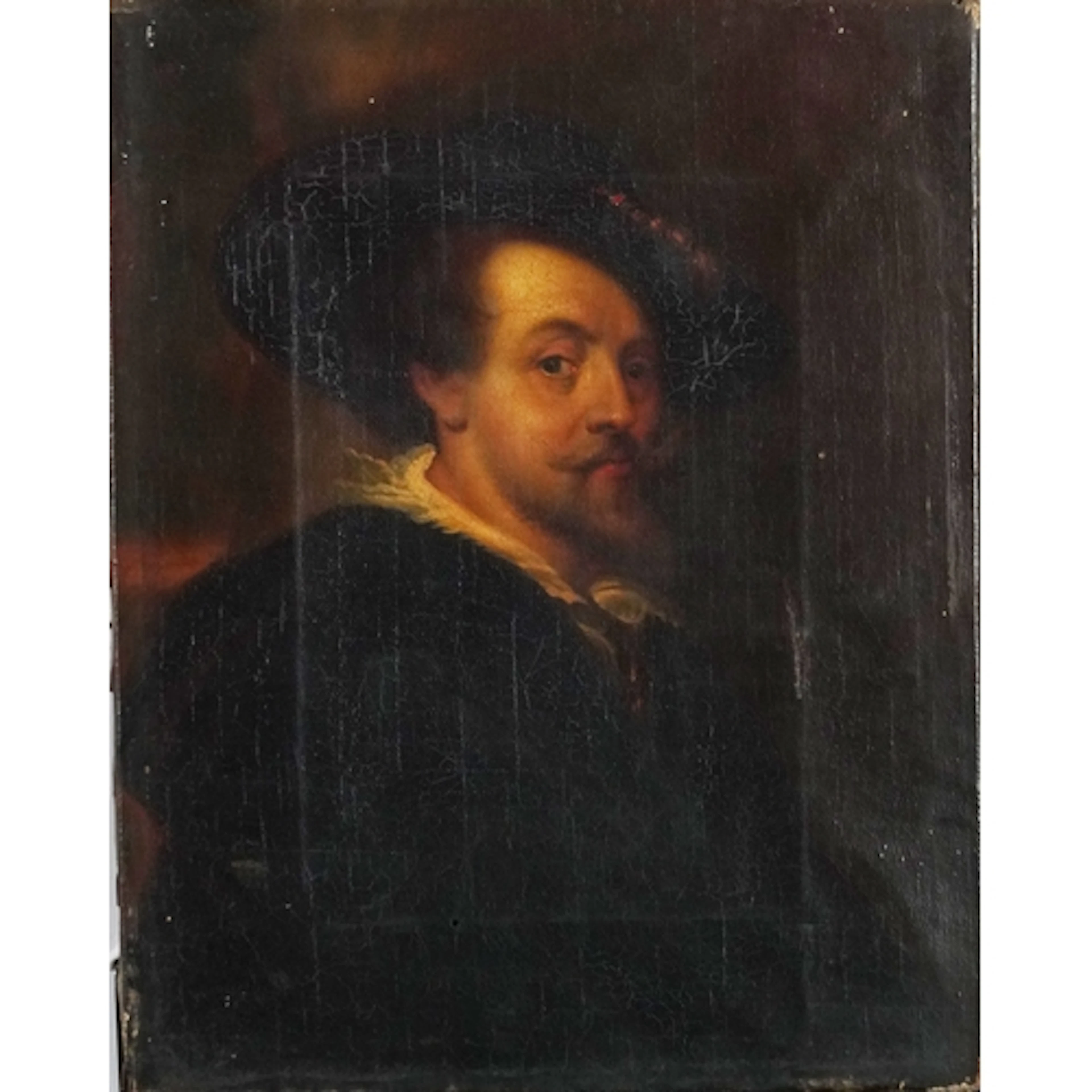 After Peter Paul Rubens - Self portrait, Old Master style oi...