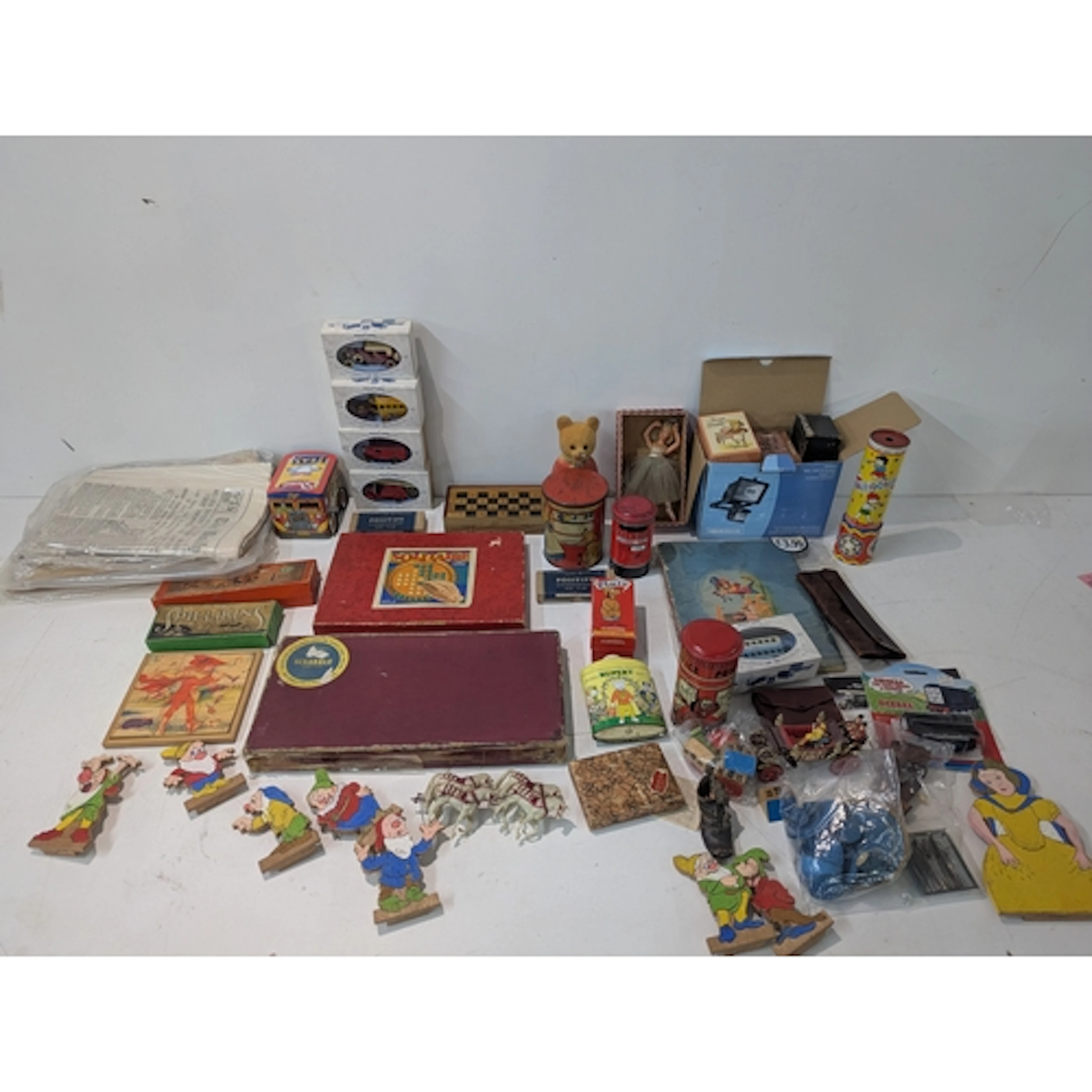 A large mixed lot to include Solitaire, Scrabble, Radio Time...