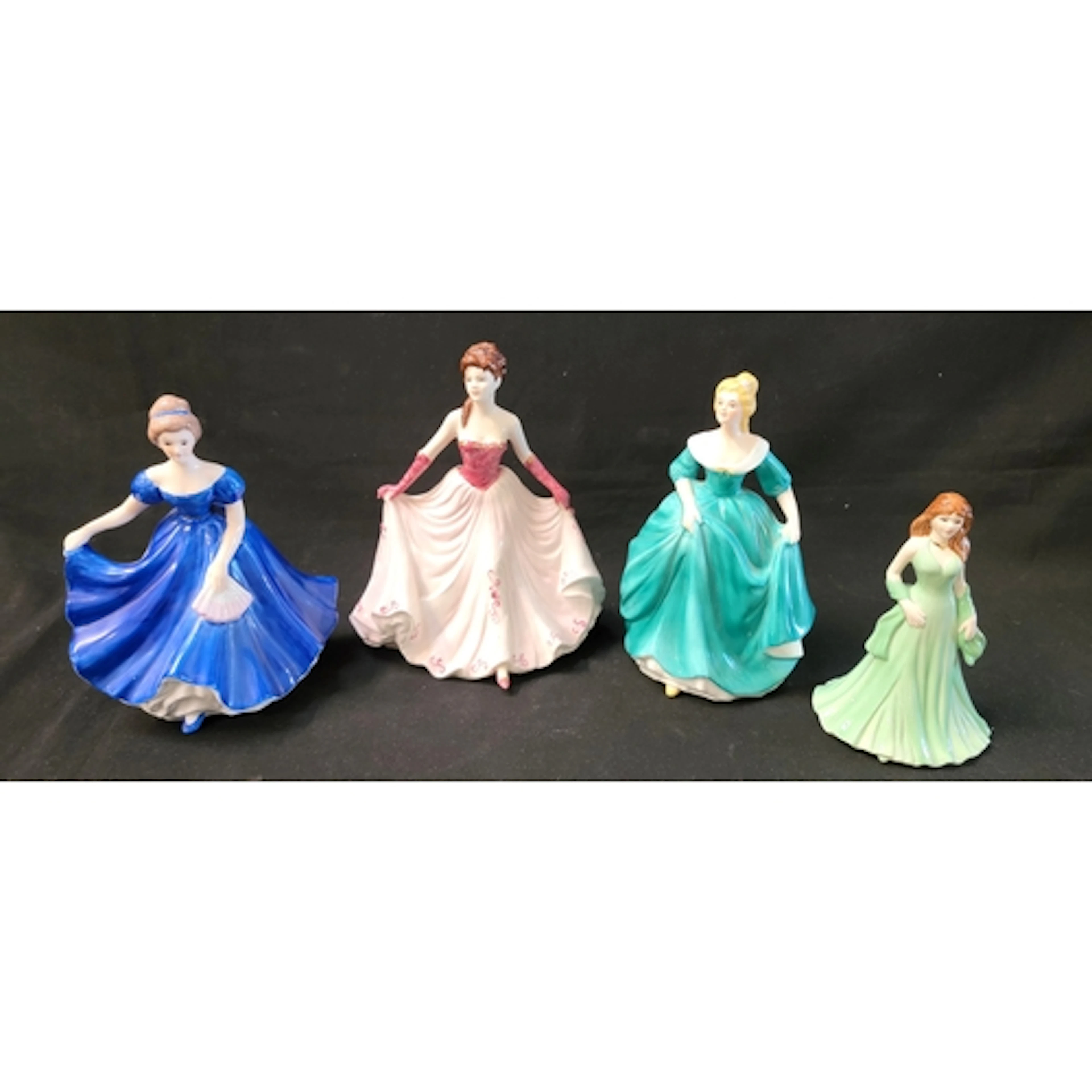 TWO COALPORT FIGURES including 'Heart to Heart' and 'Happy ...